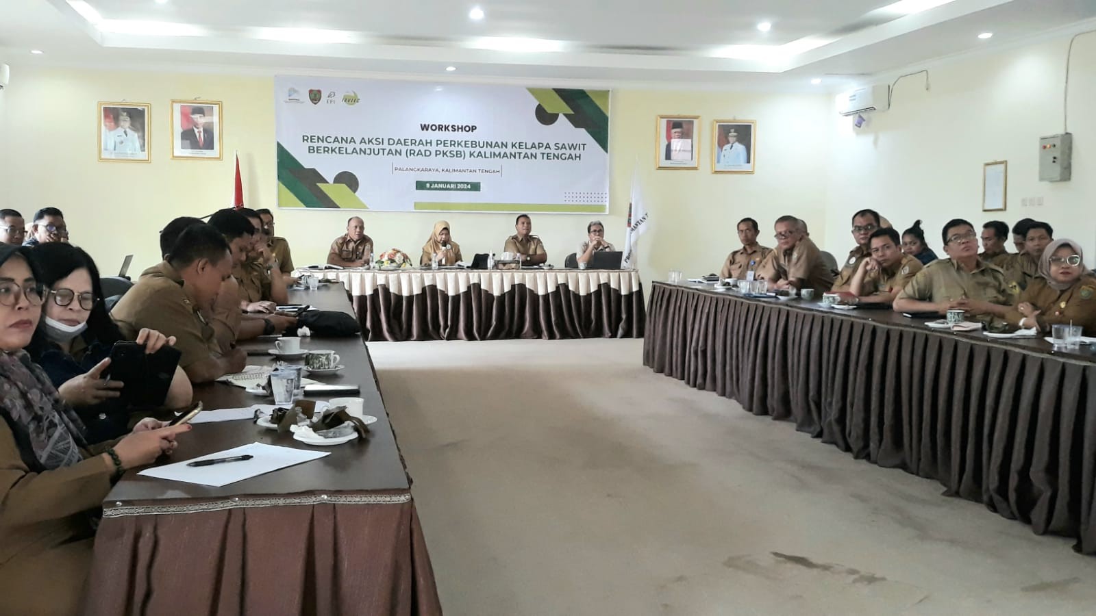 Disbun Kalteng Bersama EFI dan Yayasan Javlec Gelar Workshop RAD PKSB