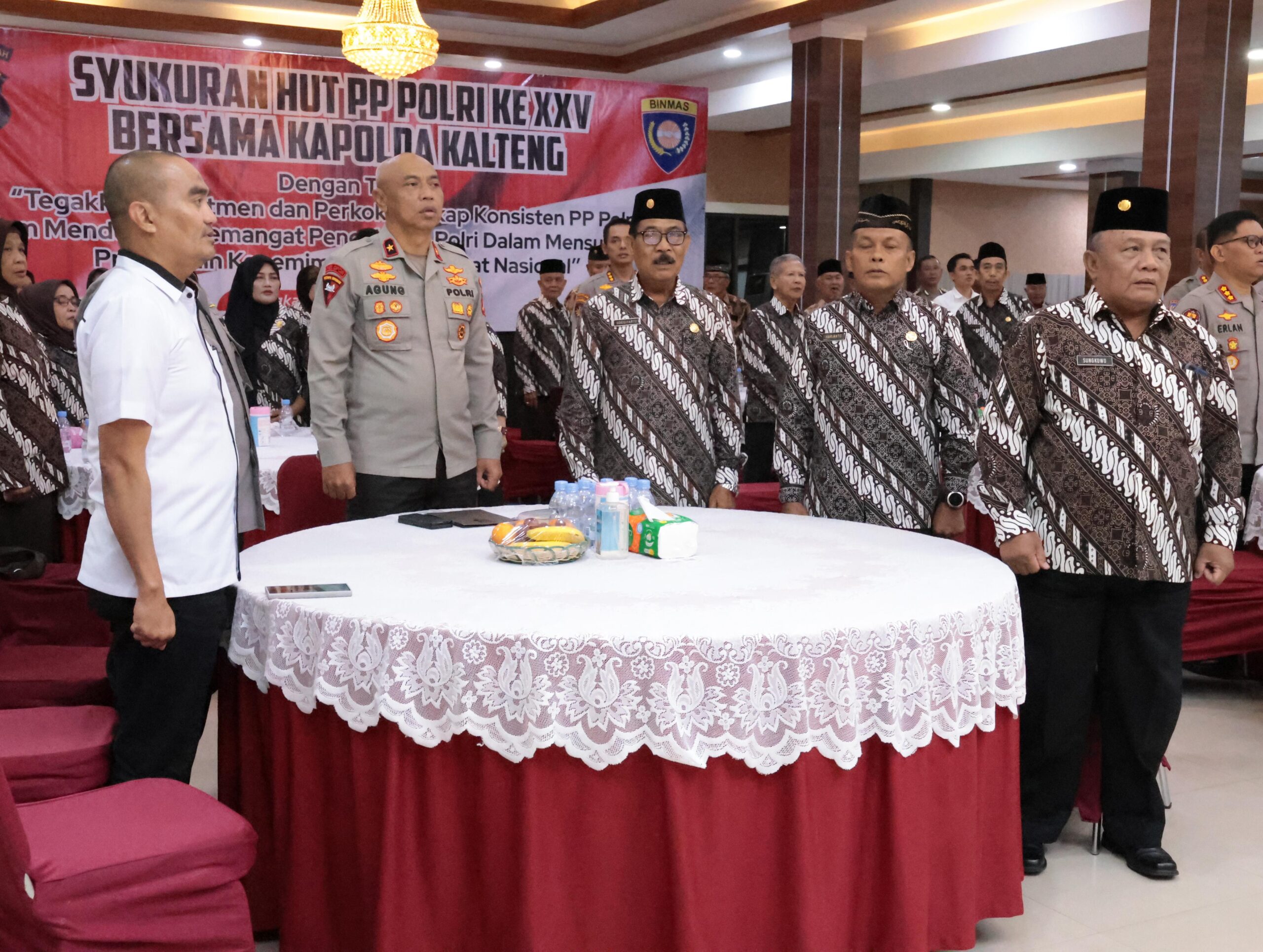 Peringati HUT ke-25, Persatuan Purnawirawan Polri Gelar Syukuran Bersama Polda Kalteng