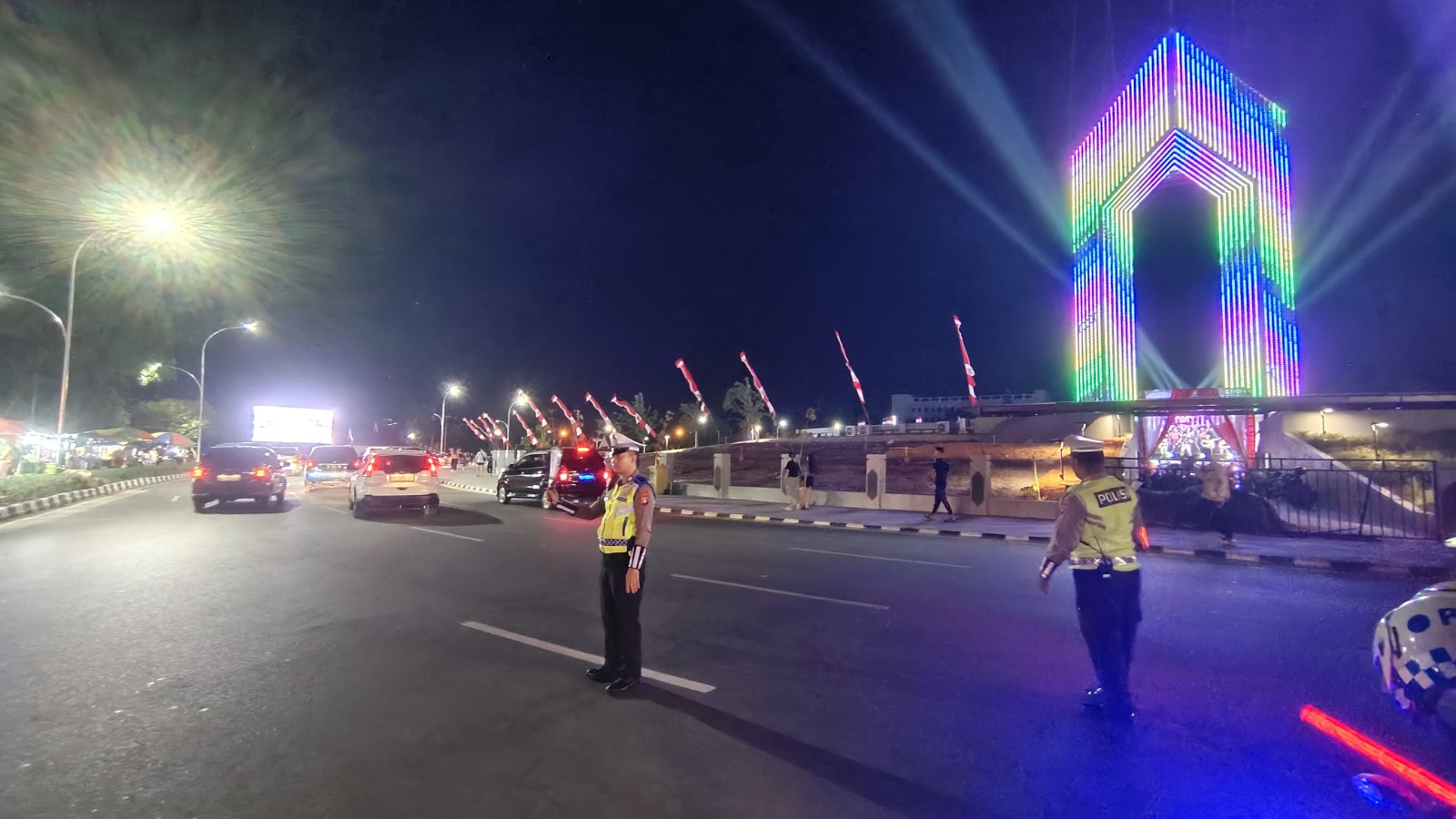 Ditlantas Imbau masyarakat Berhati-hati saat Menyeberang di Area Bundaran Besar Palangka Raya