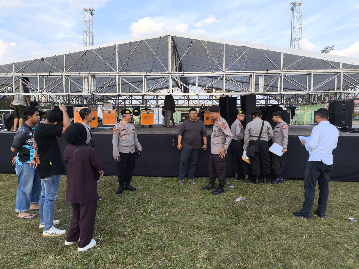 Satpamobvit Polresta Palangka Raya Cek Lokasi Harvesting Gerakan Bangga Buatan Indonesia 