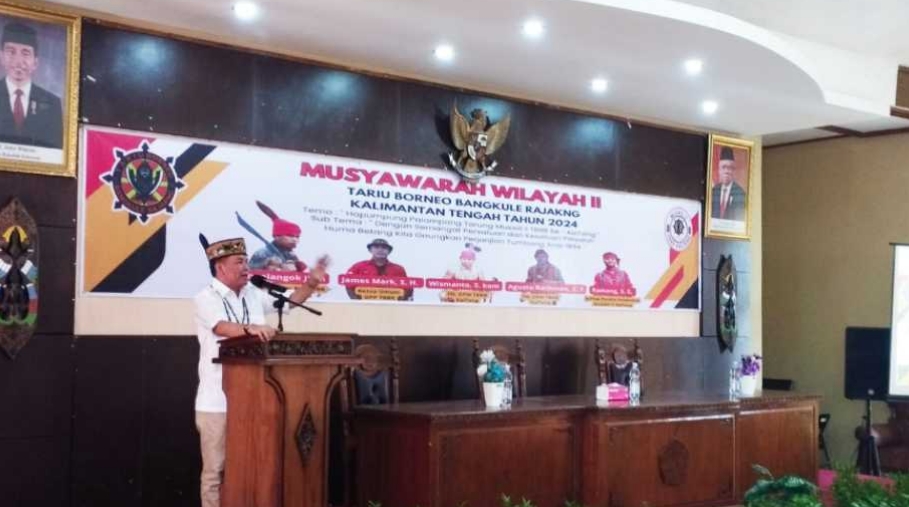 Ketua DAD Kalteng H. Agustiar Sabran, Hadiri Pembukaan Muswil II TBBR Kalteng