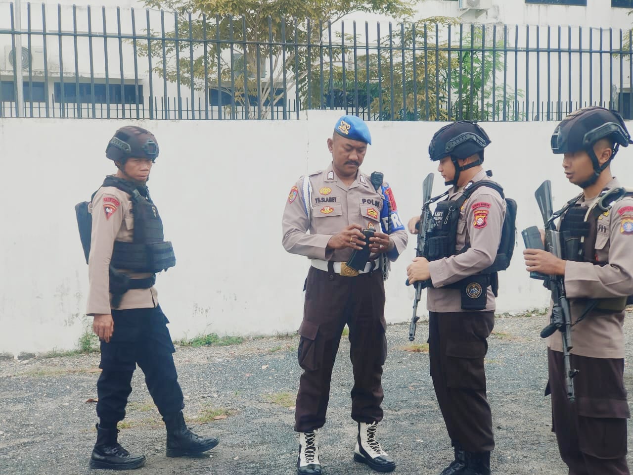 Polda Kalteng Tingkatkan Pengamanan di Kantor KPU dan Bawaslu