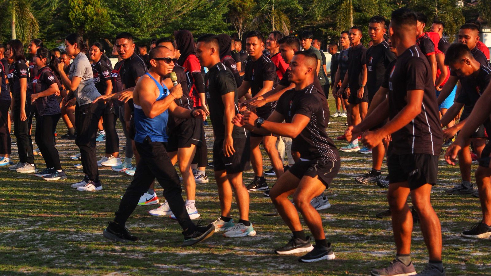Sehat Bugar Bersama King of Sparko, Danyonif 631/Atg Bersama Masyarakat Palangka Raya