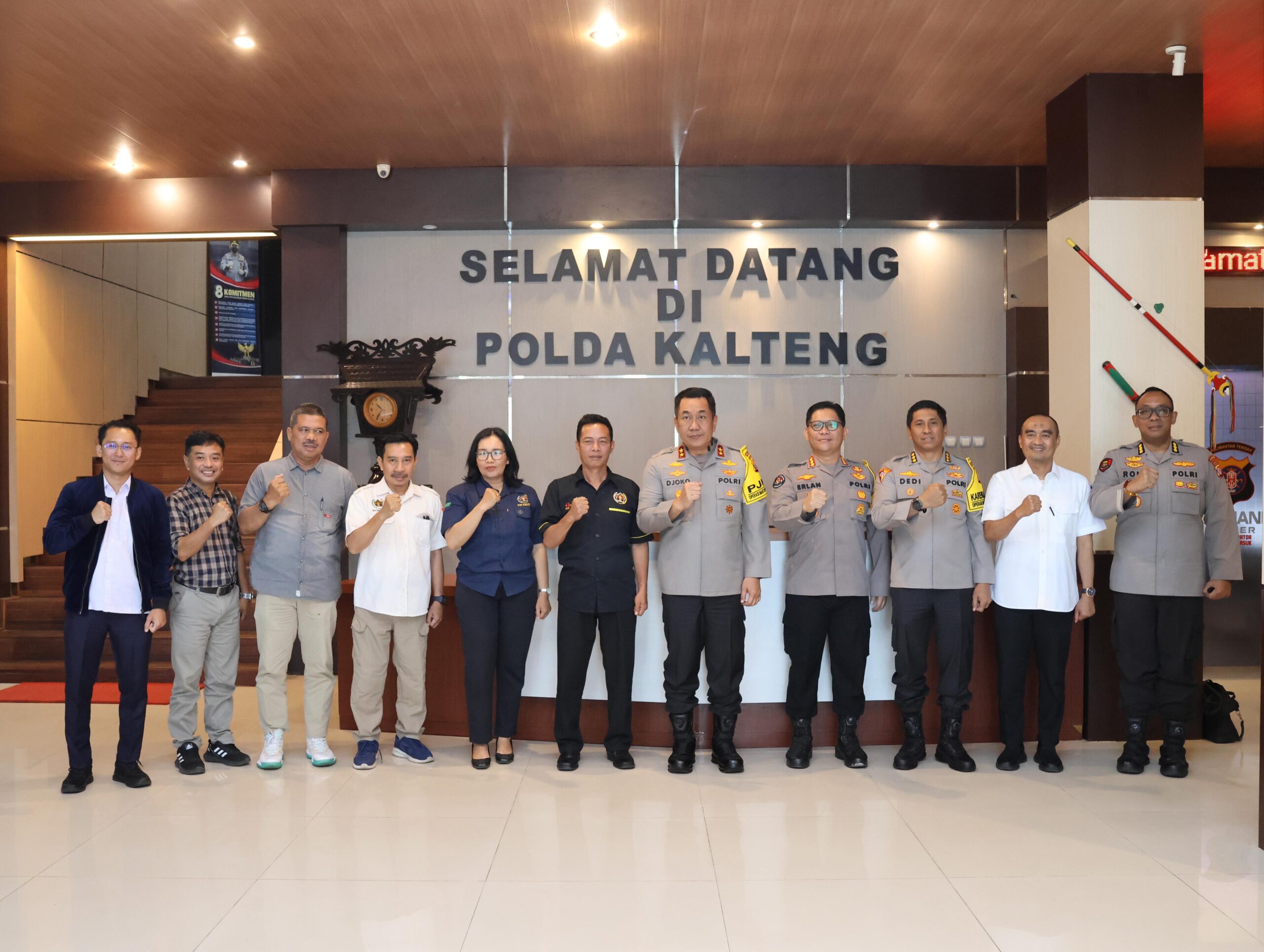 Perkuat Kemitraan, Kapolda Audiensi Bersama PWI Kalteng