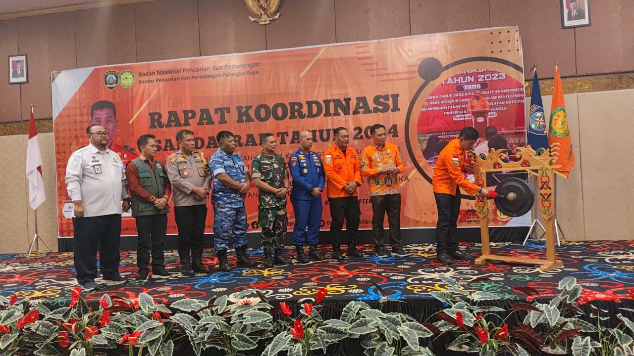 Polresta Palangka Raya Hadiri Rakor SAR Daerah Tahun 2024