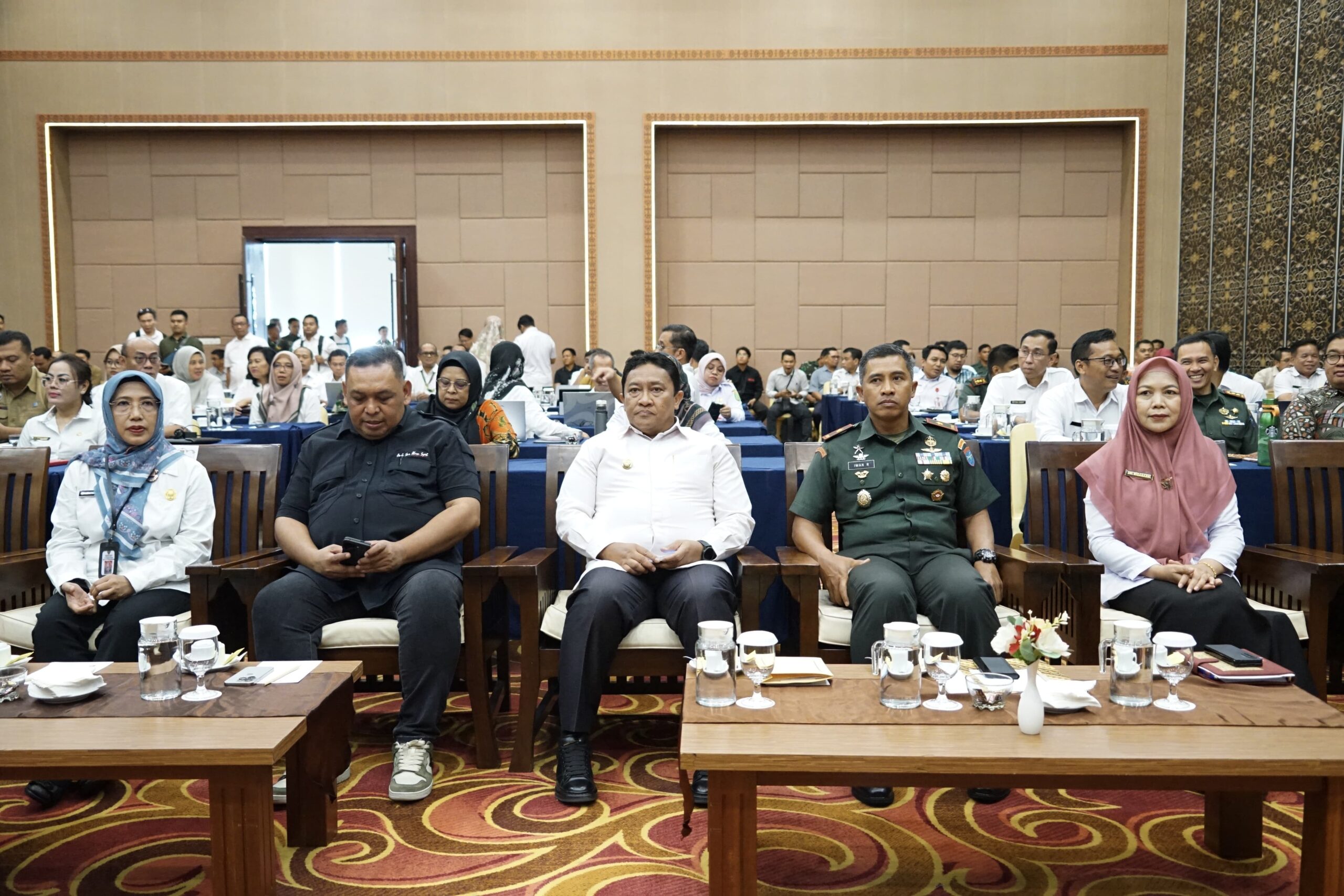 Danrem 102/Pjg Hadiri Rapat Koordinasi Kesiapan Cetak Sawah Provinsi Kalteng