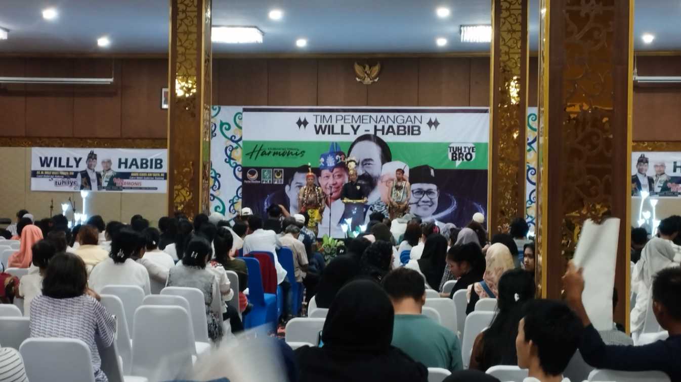 Ratusan Orang di Palangka Raya, Hadiri Deklarasi Tim Pemenangan Bacalon Kepala Daerah Kalteng “Willy – Habib”