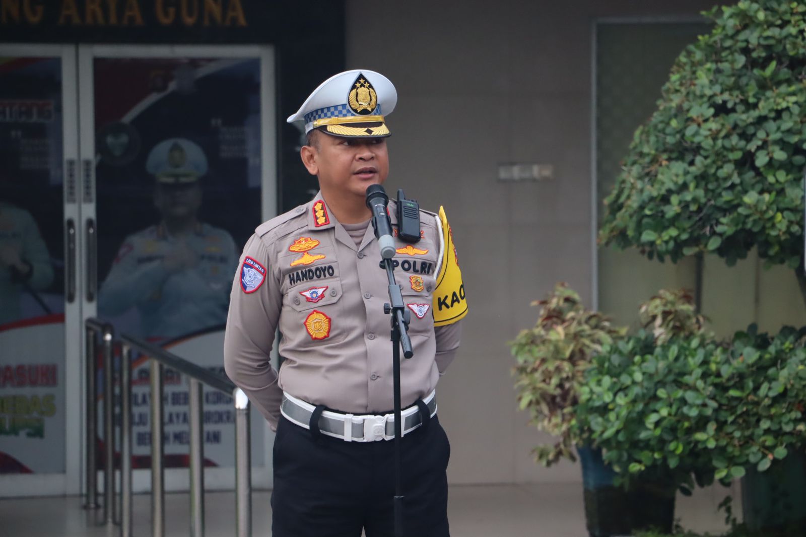 Jam Pimpinan, Dirlantas Imbau Personelnya Mampu Menjadi Contoh Untuk Tertib Berlalu Lintas