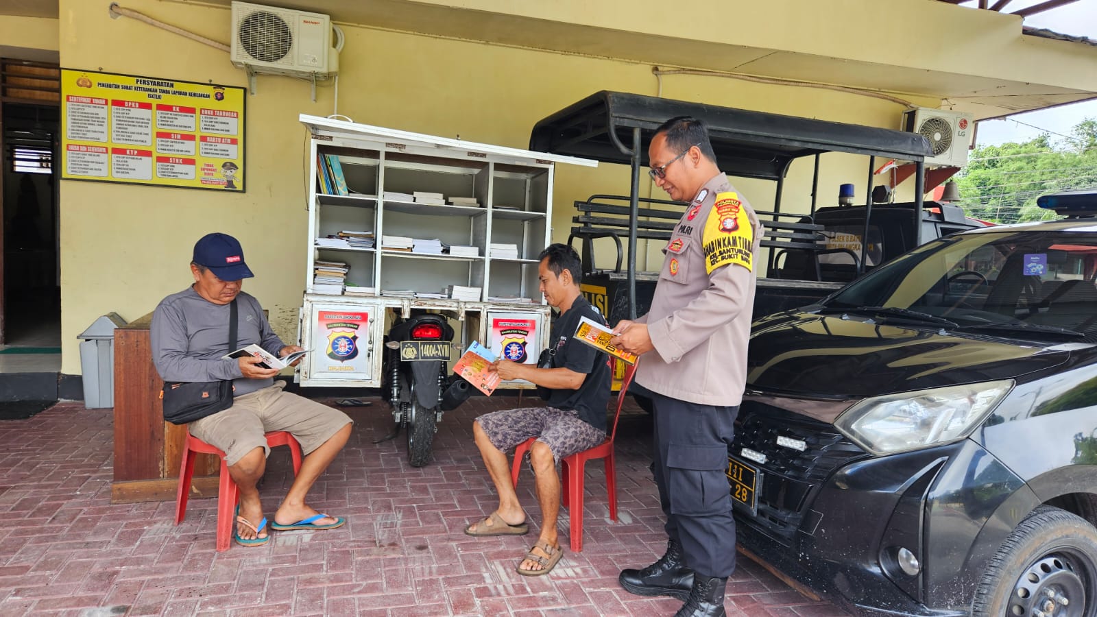 Polresta Palangka Raya Operasikan Program Bajaka Presisi bagi Masyarakat di Mapolsek Bukit Batu