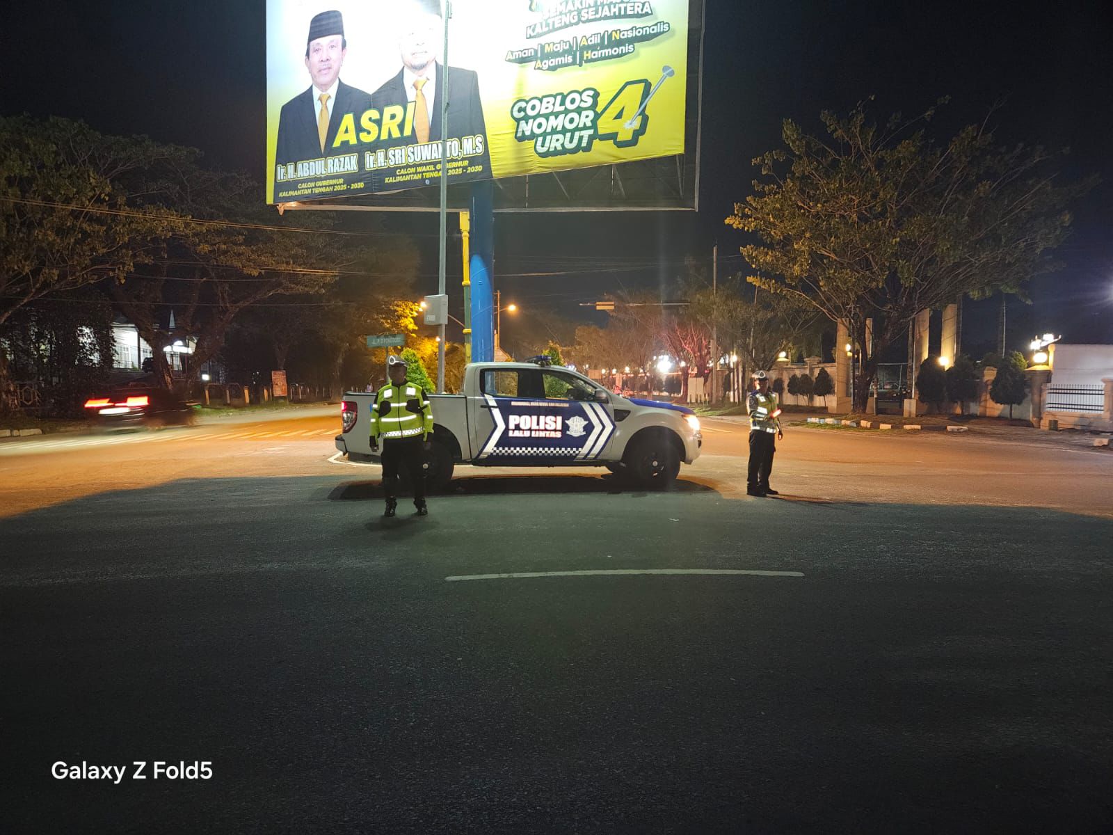 Satlantas Polresta Palangka Raya Siagakan Anggotanya di Titik Keramaian Masyarakat