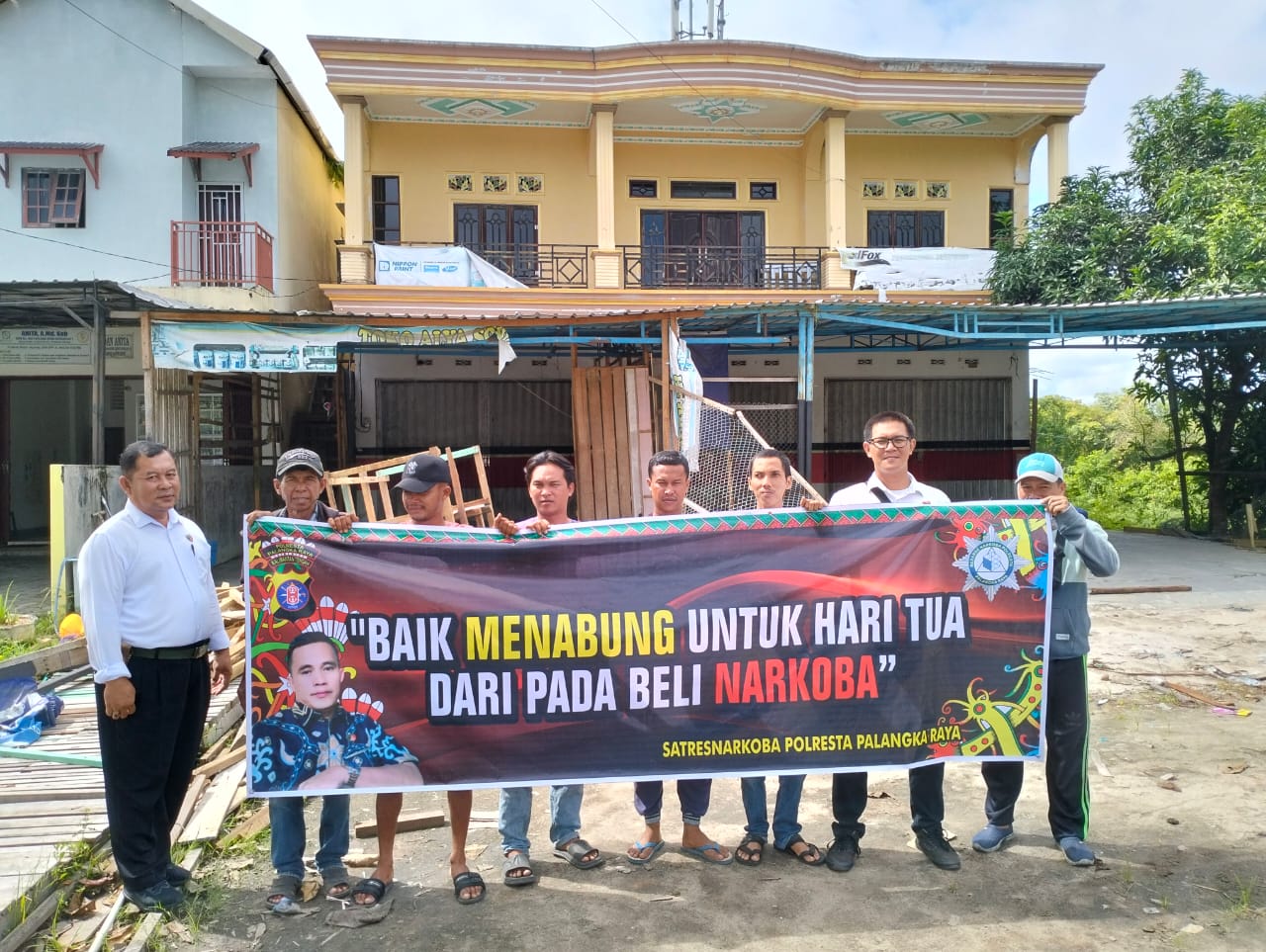 Lindungi Masyarakat dari Jerat Narkoba, Satresnarkoba Polresta Palangka Raya Gelar Sosialisasi Bahaya Narkotika