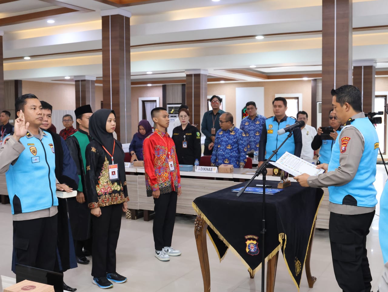Terapkan Prinsip BETAH, Polda Kalteng Gelar Pengambilan Sumpah dan Pakta Integritas Penerimaan SIPSS Tahun 2025