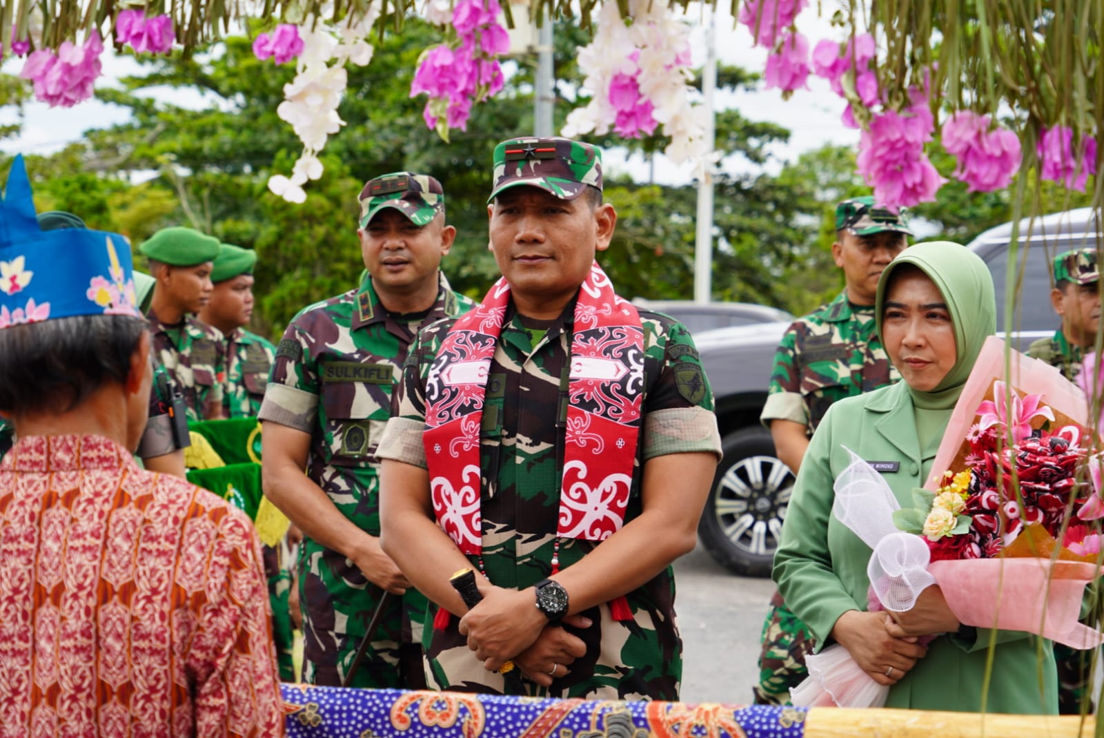 Kunjungan Kerja Danrem 102/Pjg  ke Kodim 1017/Ktg