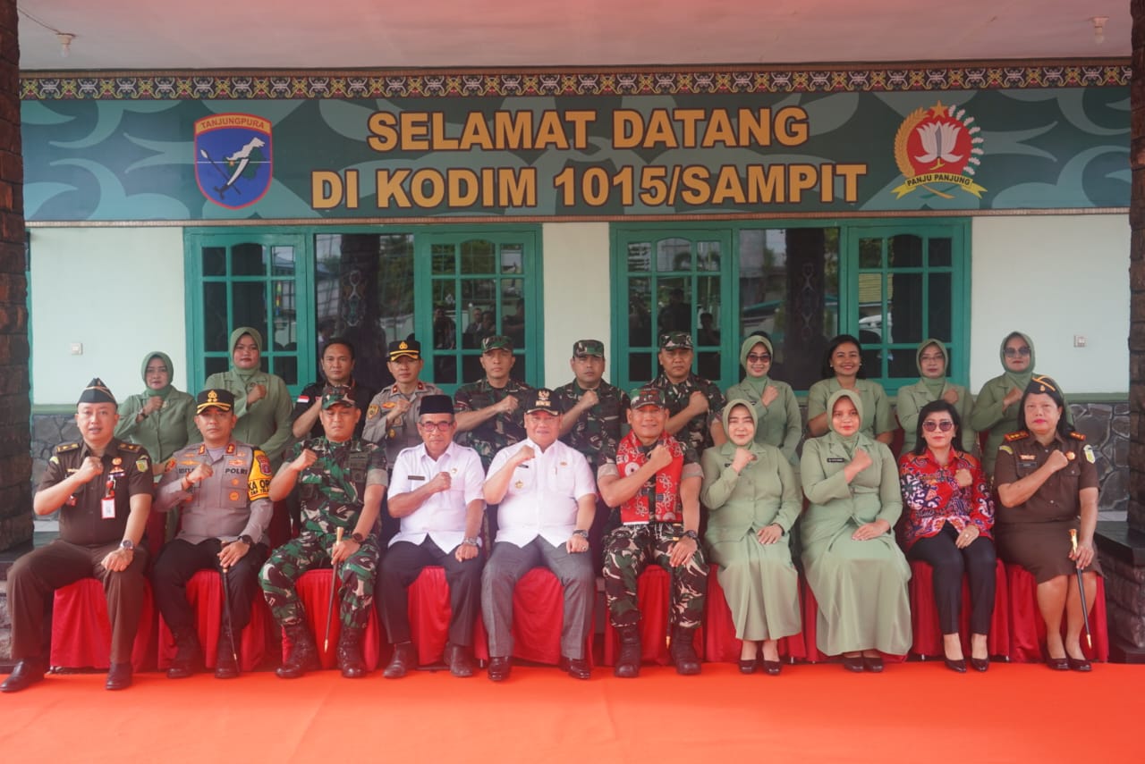 Komandan Korem 102/Pjg Laksanakan Kunjungan Kerja Di Kodim 1015/Sampit