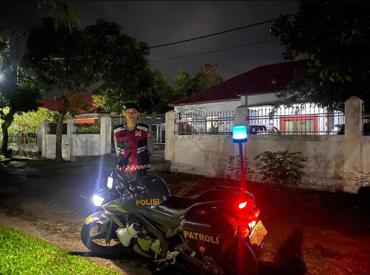 Jaga Kamtibmas, Satsamapta Polresta Palangka Raya Gelar Patroli