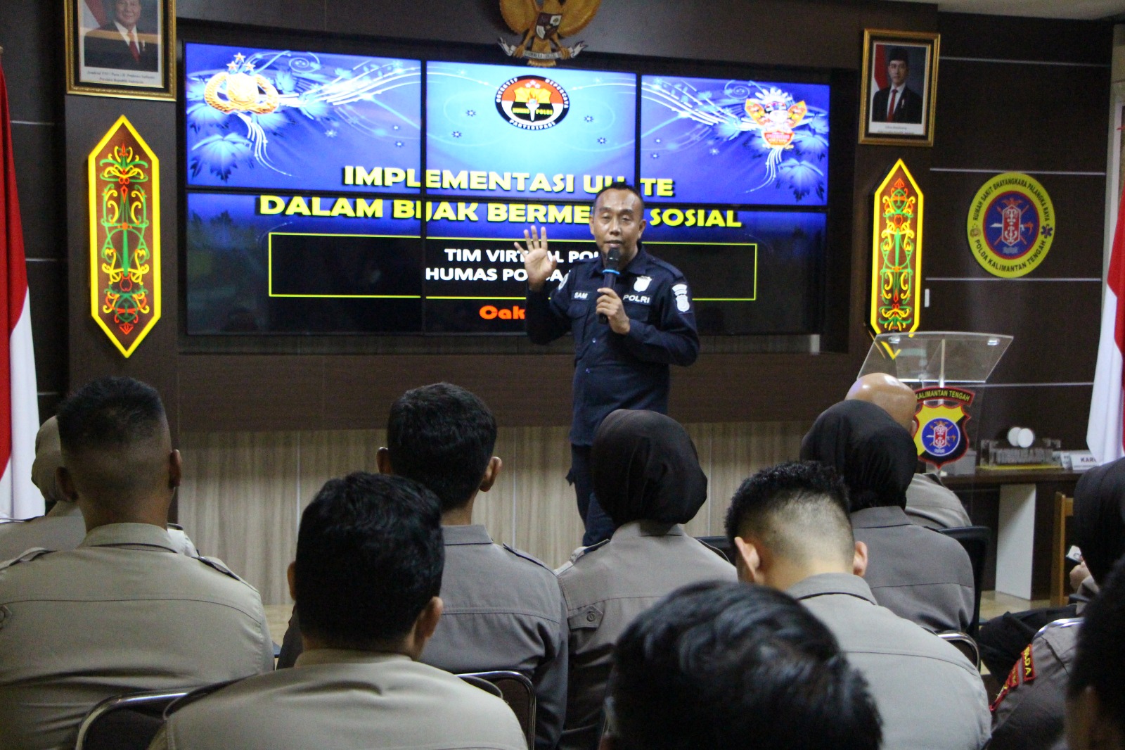 Bersama Bidhumas Polda Kalteng, Rumkit Bhayangkara Ajak Personel Bijak Bermedia Sosial Dan Jauhi Judi Online