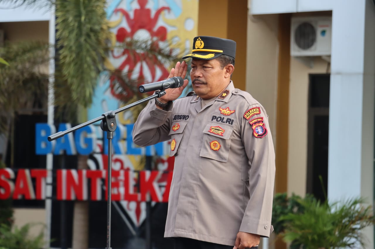 Cegah Adanya Pelanggaran, Kabag SDM Polresta Palangka Raya Beri Wejangan kepada Personel