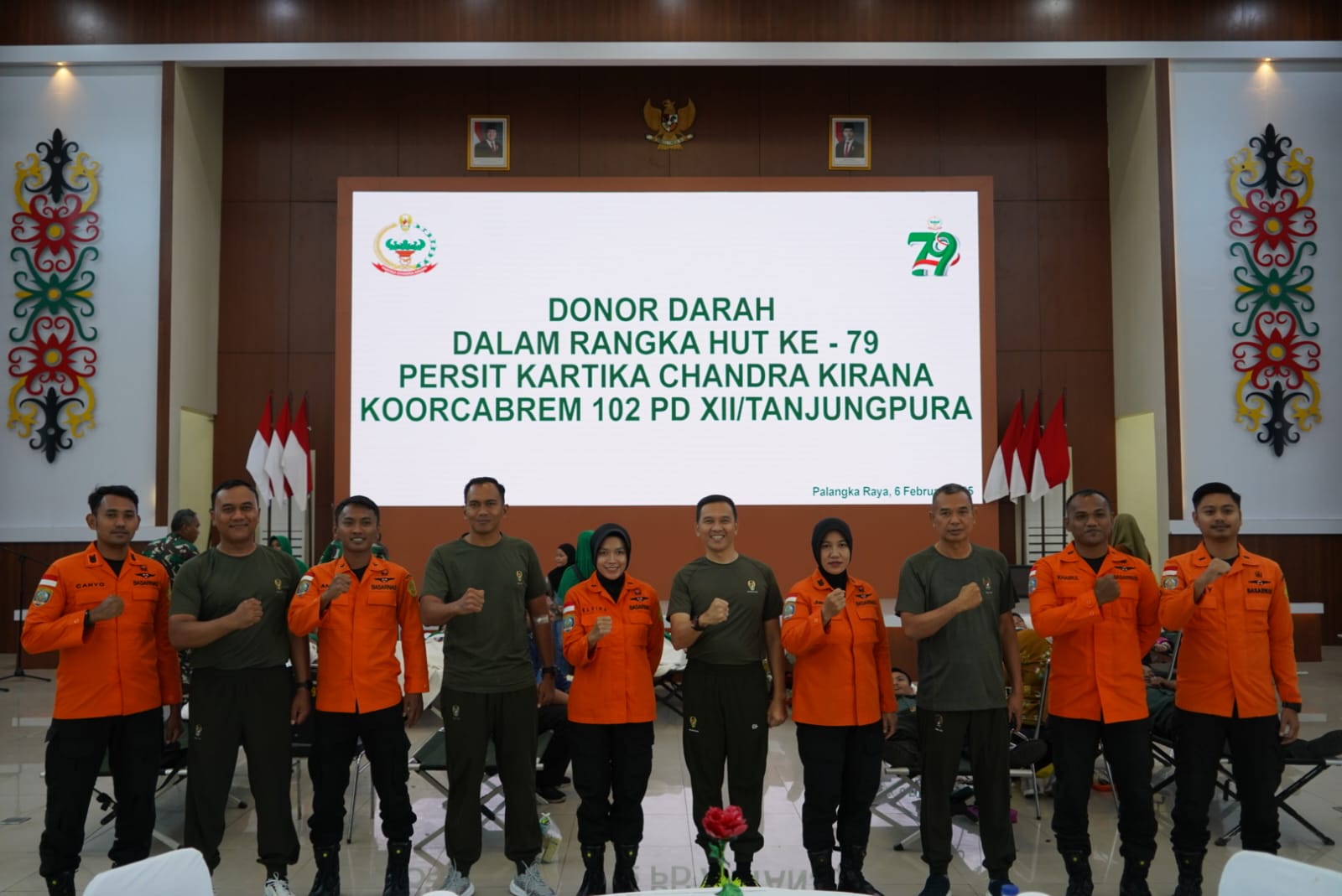 Danrem 102/Pjg Donor Darah
