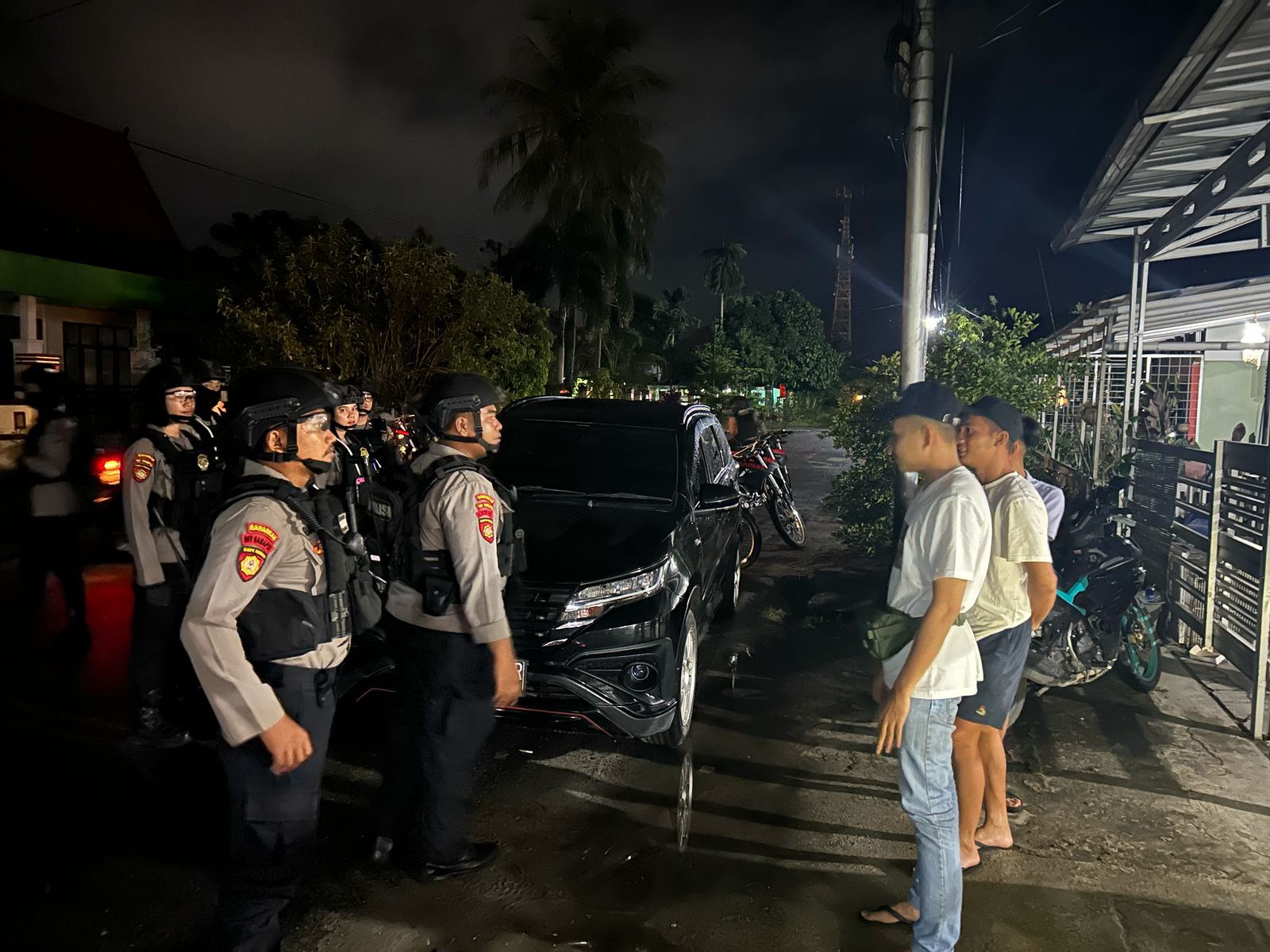 Ciptakan Suasana Ramadan Yang Aman, Ditsamapta Polda Kalteng Melalui Unit PPRC Rutin Laksanakan Giat Patroli Malam