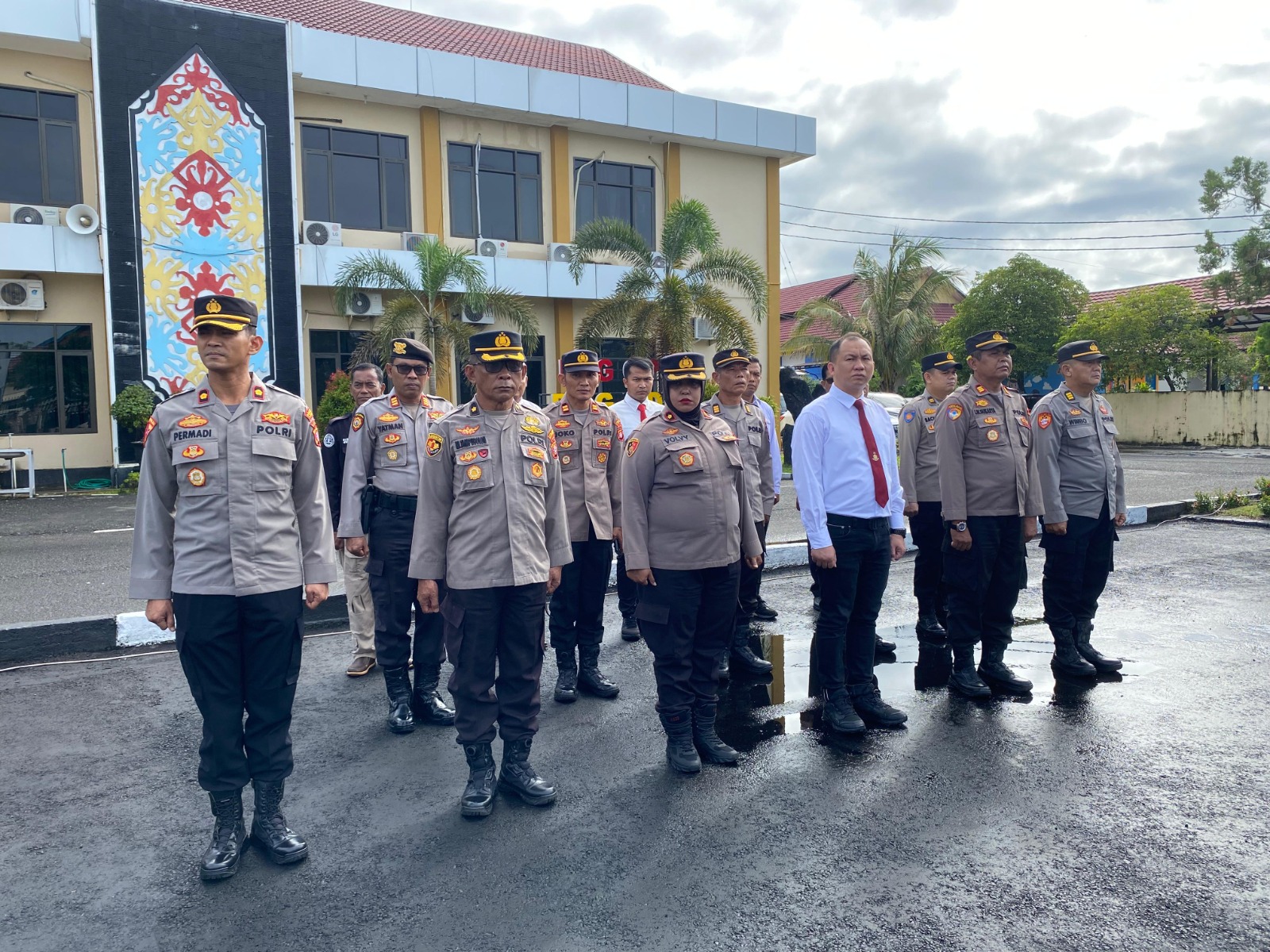 Polresta Palangka Raya Gelar Apel Pagi, Tekankan Kedisiplinan dan Kesiapan Pengamanan Ramadan