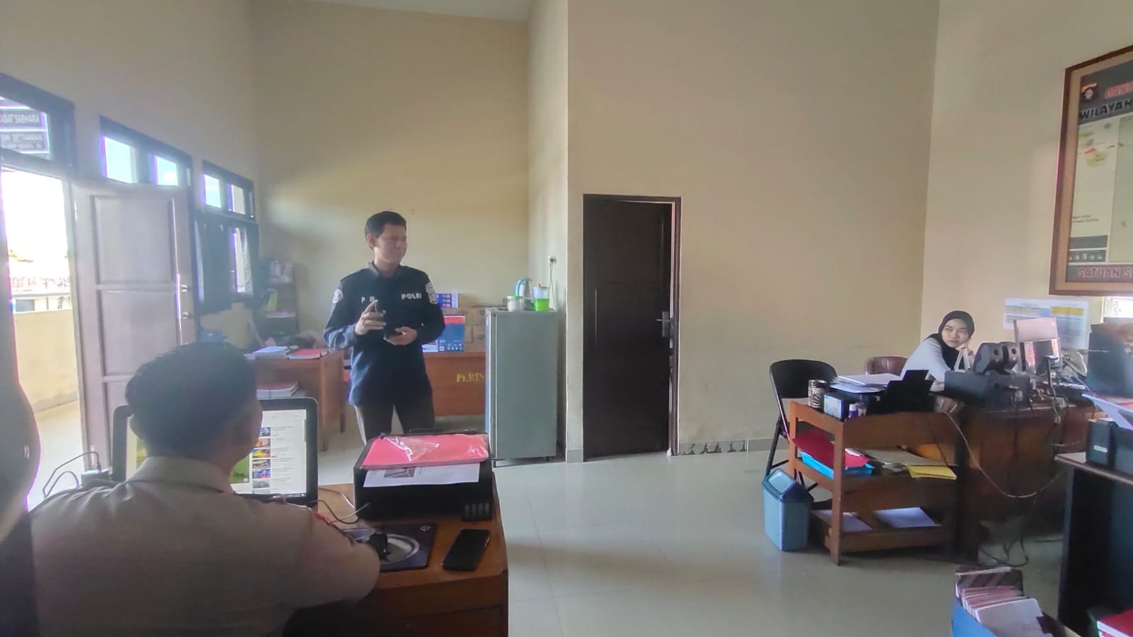 Sihumas Polresta Palangka Raya Laksanakan Sosialisasi Literasi Digital Bagi Personel