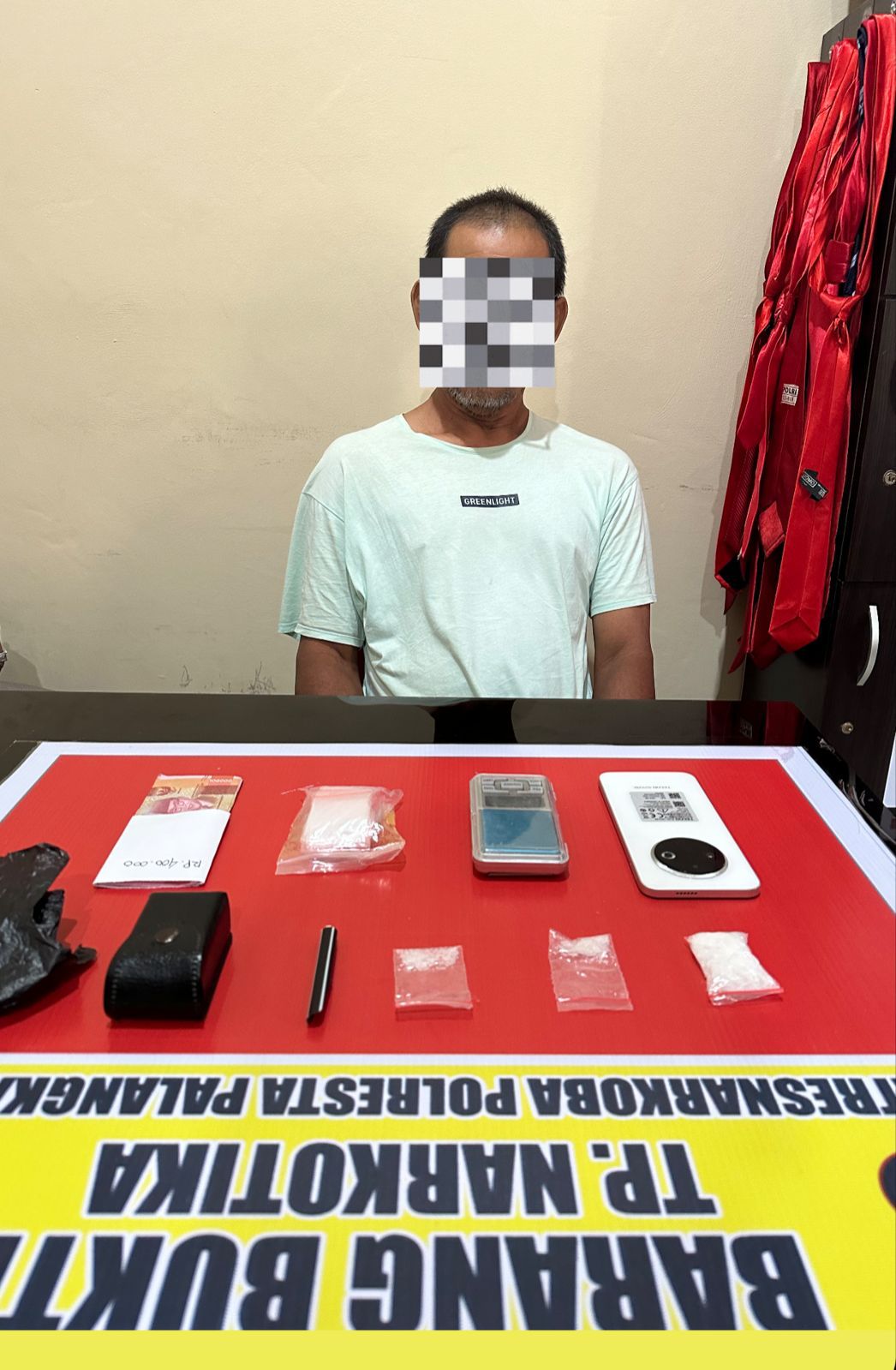 Satresnarkoba Polresta Palangka Raya Bekuk Pengedar Narkotika dengan Barang Bukti 11,35 Gram Sabu