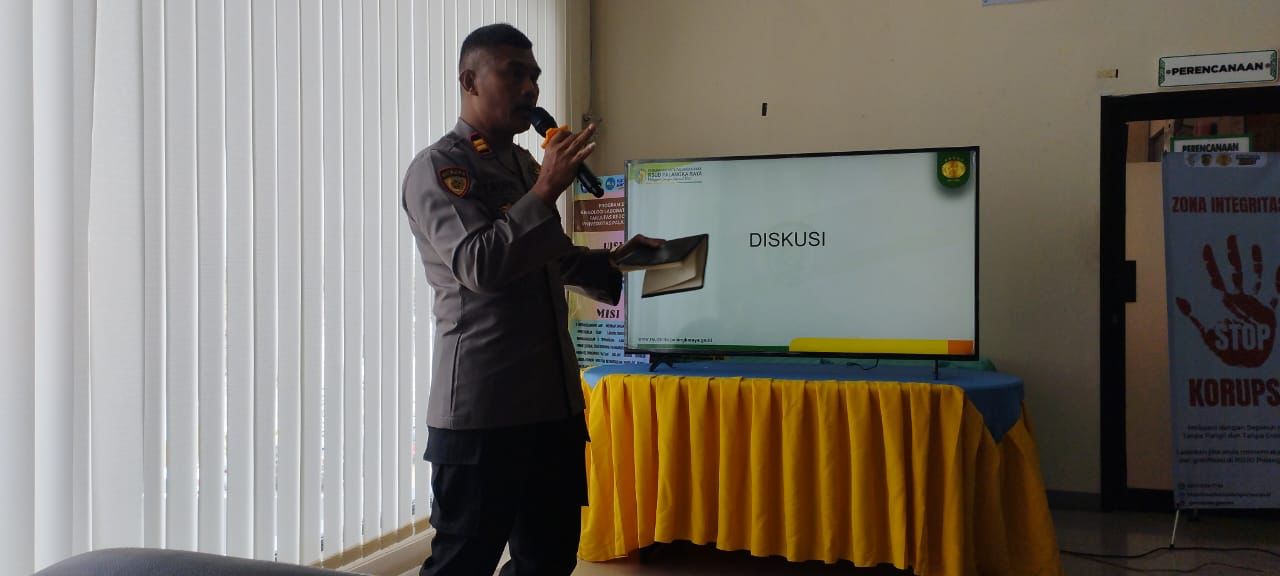Kapolsek Sabangau Hadiri Forum Konsultasi Publik RSUD Palangka Raya