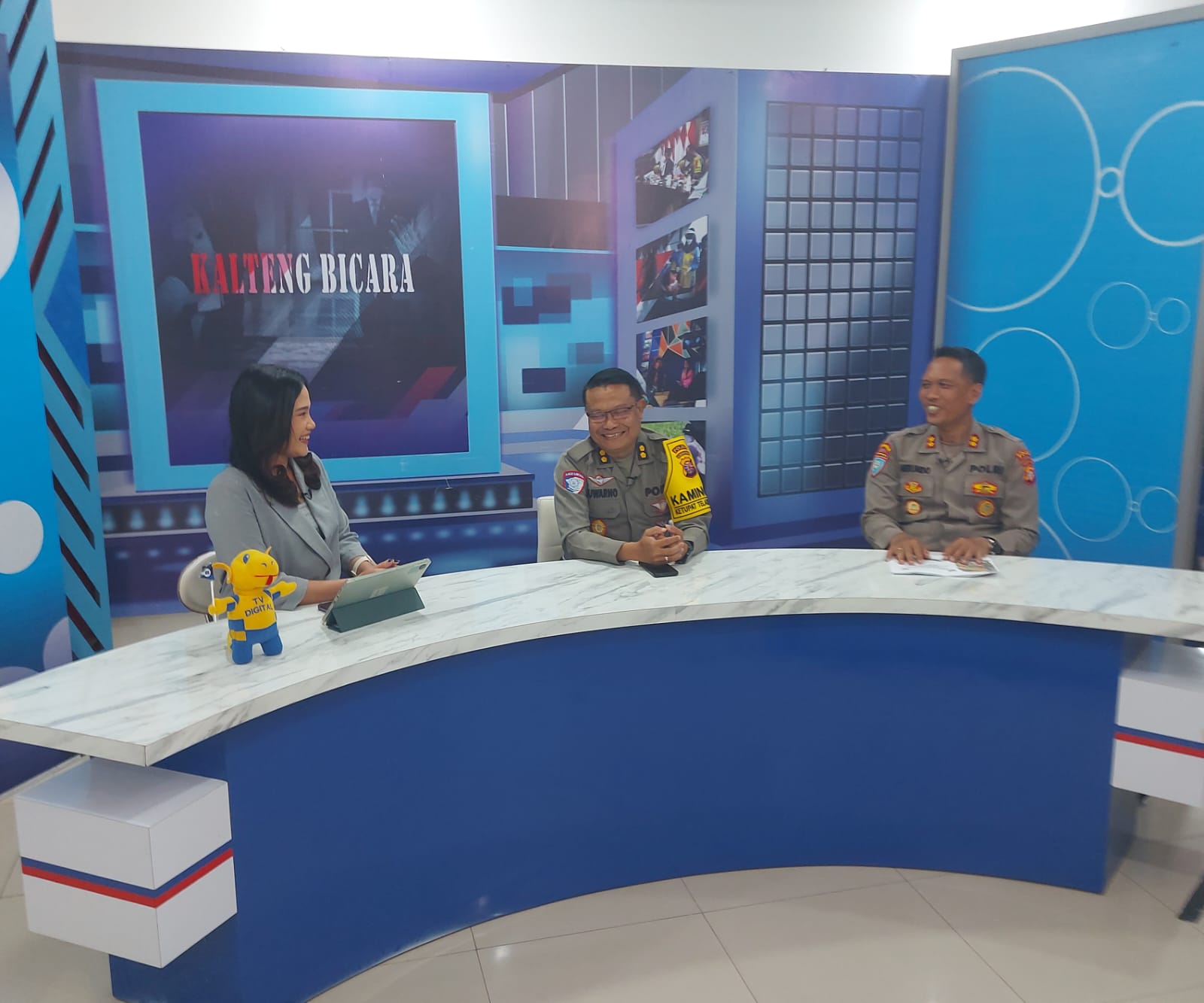 Ditbinmas Polda Kalteng Bersama Ditlantas Sampaikan Upaya Menciptakan Mudik Aman Dan Lancar