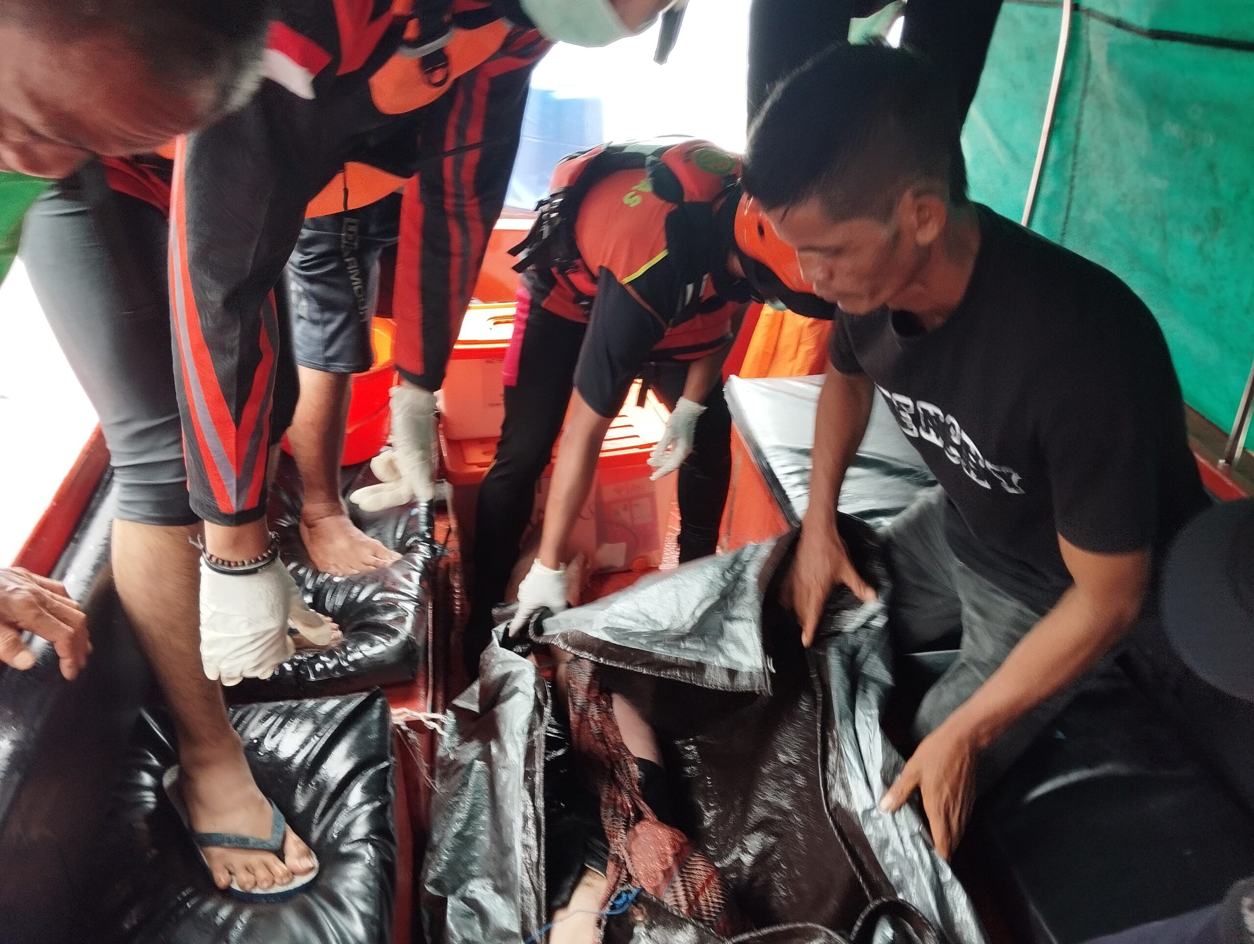 KORBAN TENGGELAM DISUNGAI   BARITO KEC. JENAMAS DITEMUKAN TIM SAR GABUNGAN