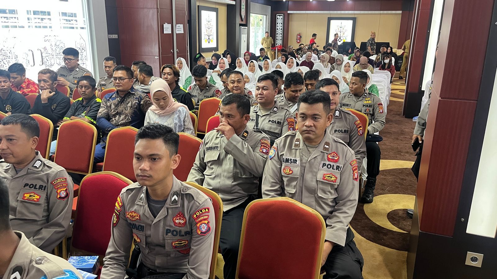 Polresta Palangka Raya Hadiri Halal Bihalal Kebangsaan Provinsi Kalteng