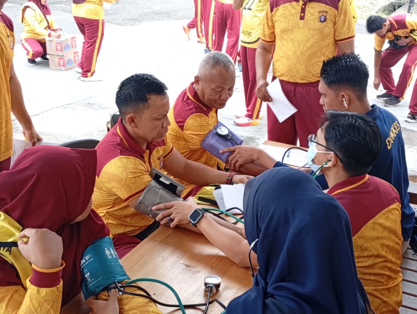 Sidokkes Polresta Palangka Raya Laksanakan Keslap pada Tes Kesjas Semester I Tahun 2025