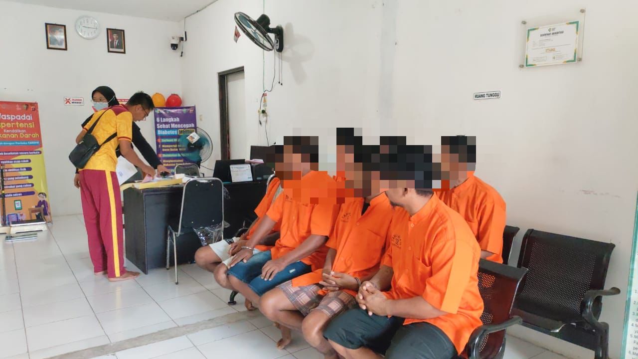 Sattahti Polresta Palangka Raya Terima Pemindahan Tahanan dari Polsek Pahandut
