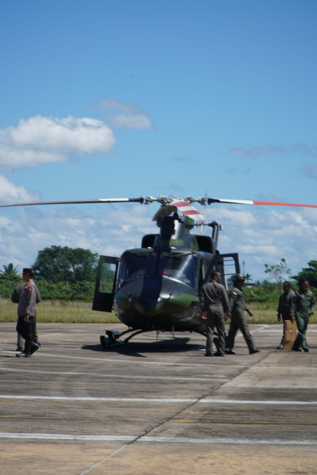Polresta Palangka Raya Monitoring Kepulangan Wakasad di Bandara Tjilik Riwut
