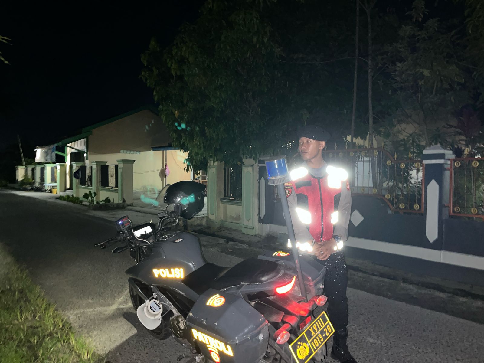 Pelihara Keamanan, Samapta Polresta Palangka Raya Patroli ke Komplek Perumahan