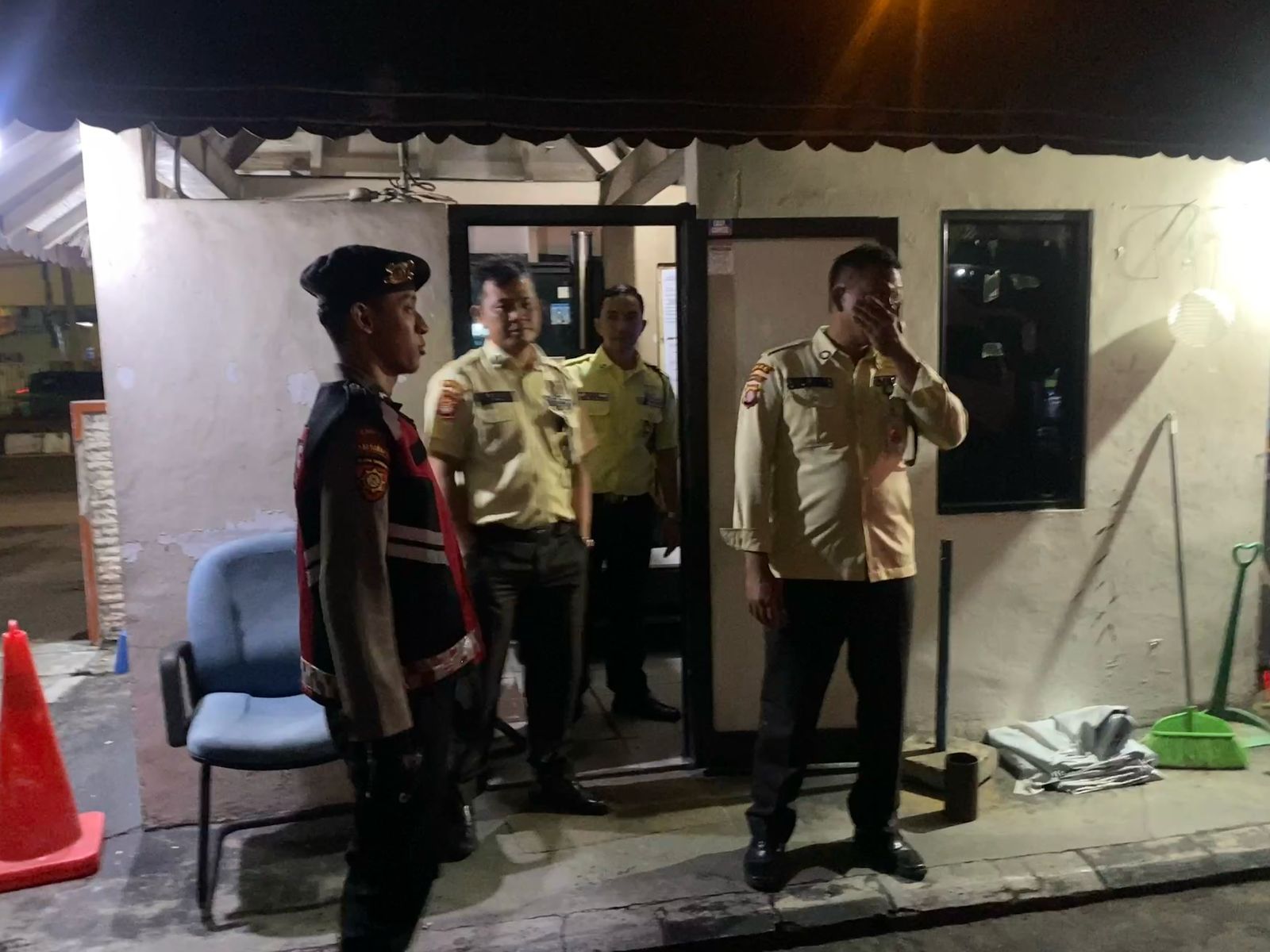 Berikan Rasa Aman, Satsamapta Polresta Palangka Raya Kunjungi Bank Kalteng Cabang