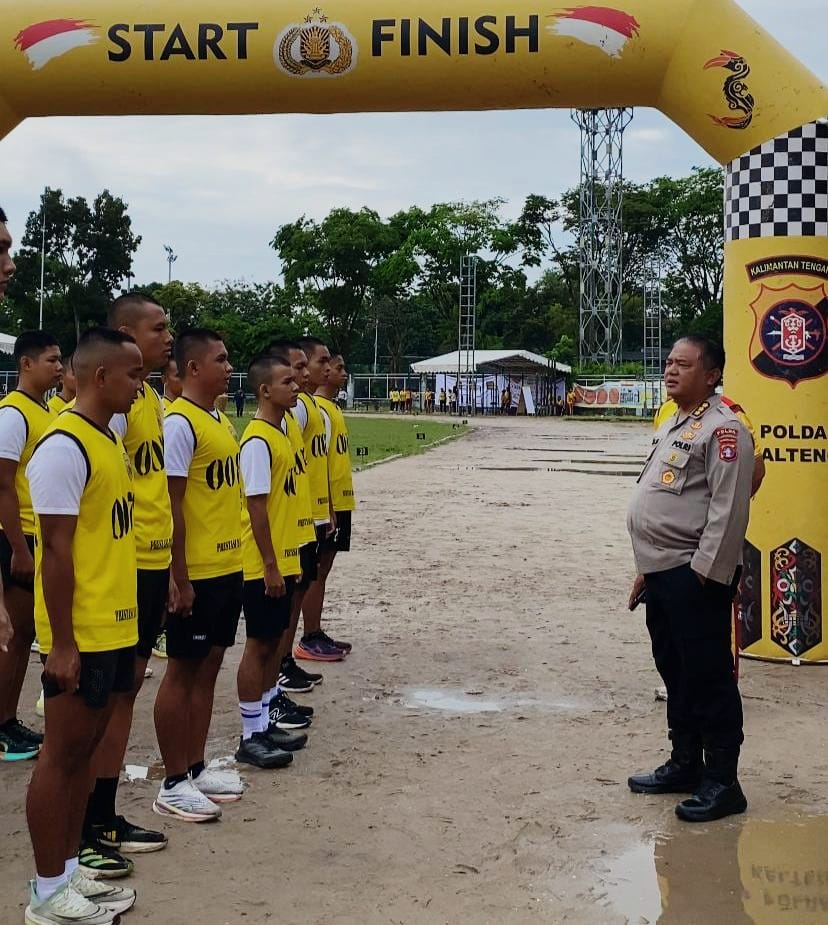 125 Peserta Seleksi Bintara Polri 2025 Ikuti Tes Kesamaptaan Jasmani di Polda Kalteng