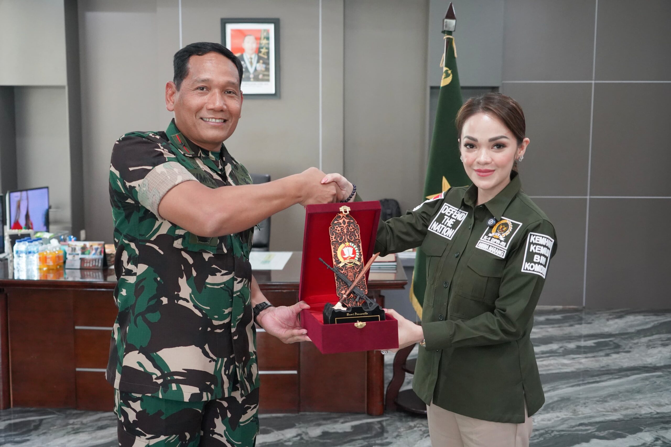 Korem 102/Pjg menerima Kunjungan Spesifik Komisi 1 DPR RI