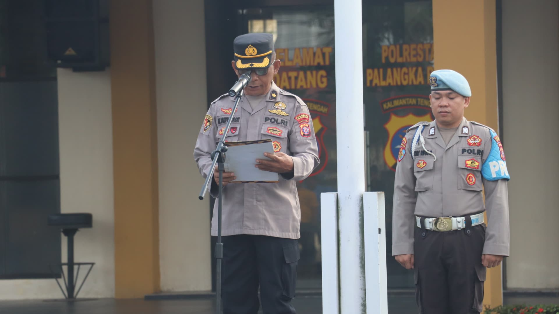Jelang Hari Bhayangkara, Kabaglog Polresta Palangka Raya Ingatkan Personel Hindari Pelanggaran