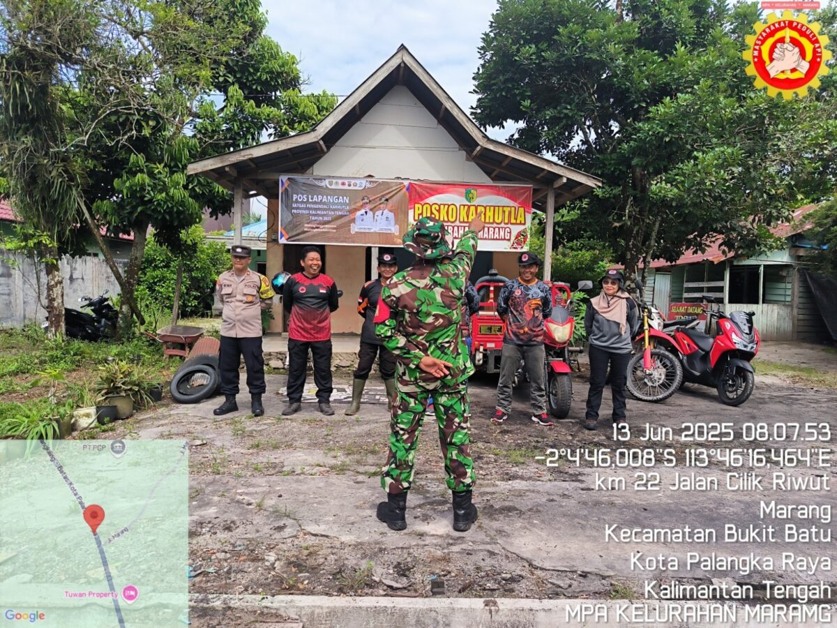 Polsek Bukit Batu Ajak Warga di Marang untuk Cegah Karhutla