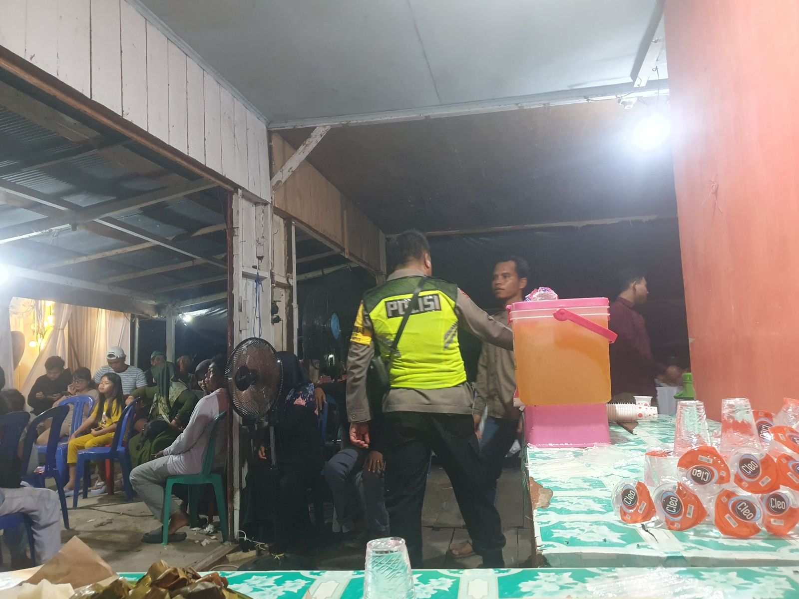 Polsek Rakumpit Amankan Hiburan Dangdut di Acara Pernikahan Warga Sukabudi