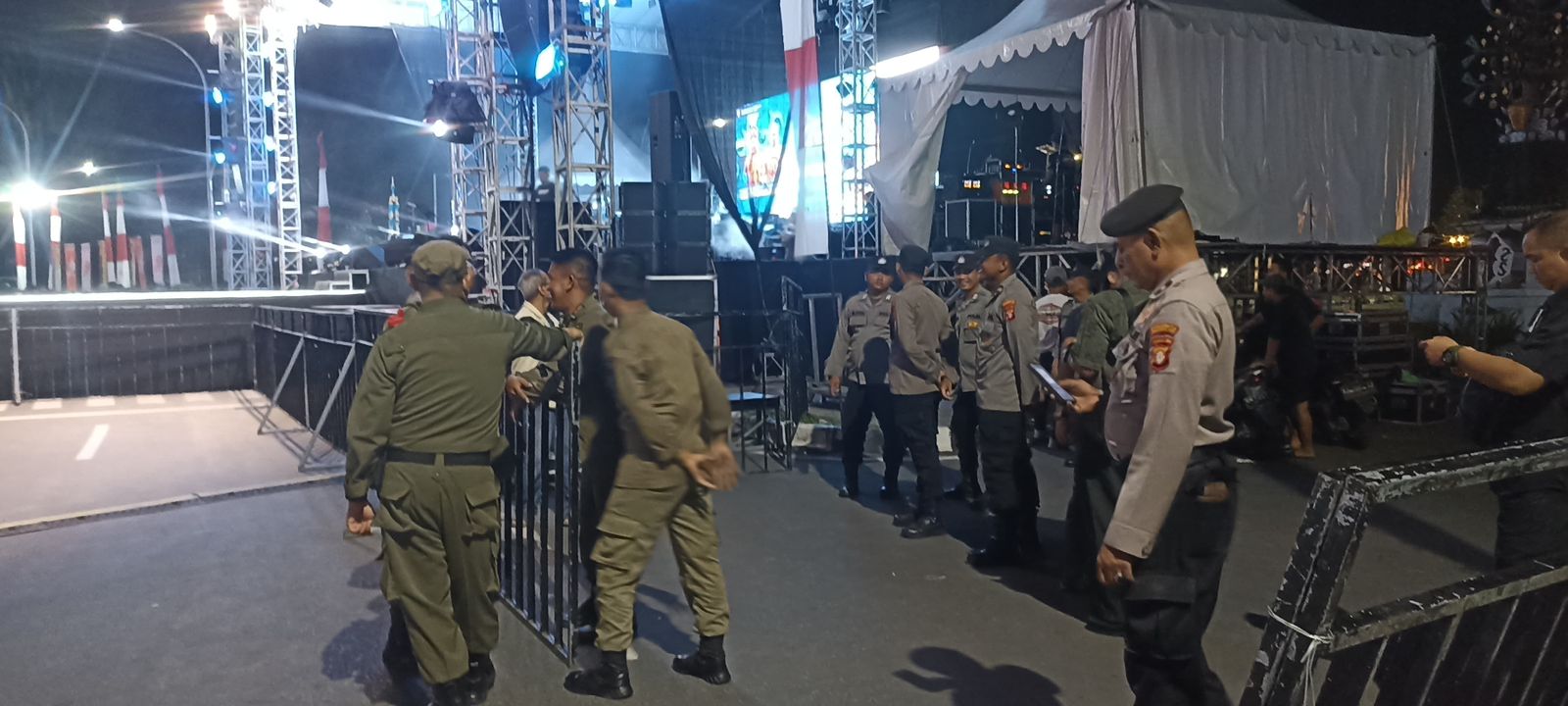 Berikan Rasa Aman, Polresta Palangka Raya Gelar Pengamanan Huma Betang Night