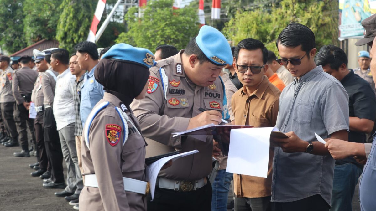 Waspers Apel Pagi, Sipropam Polresta Palangka Raya Cek Absensi Personel Seluruh Satfung