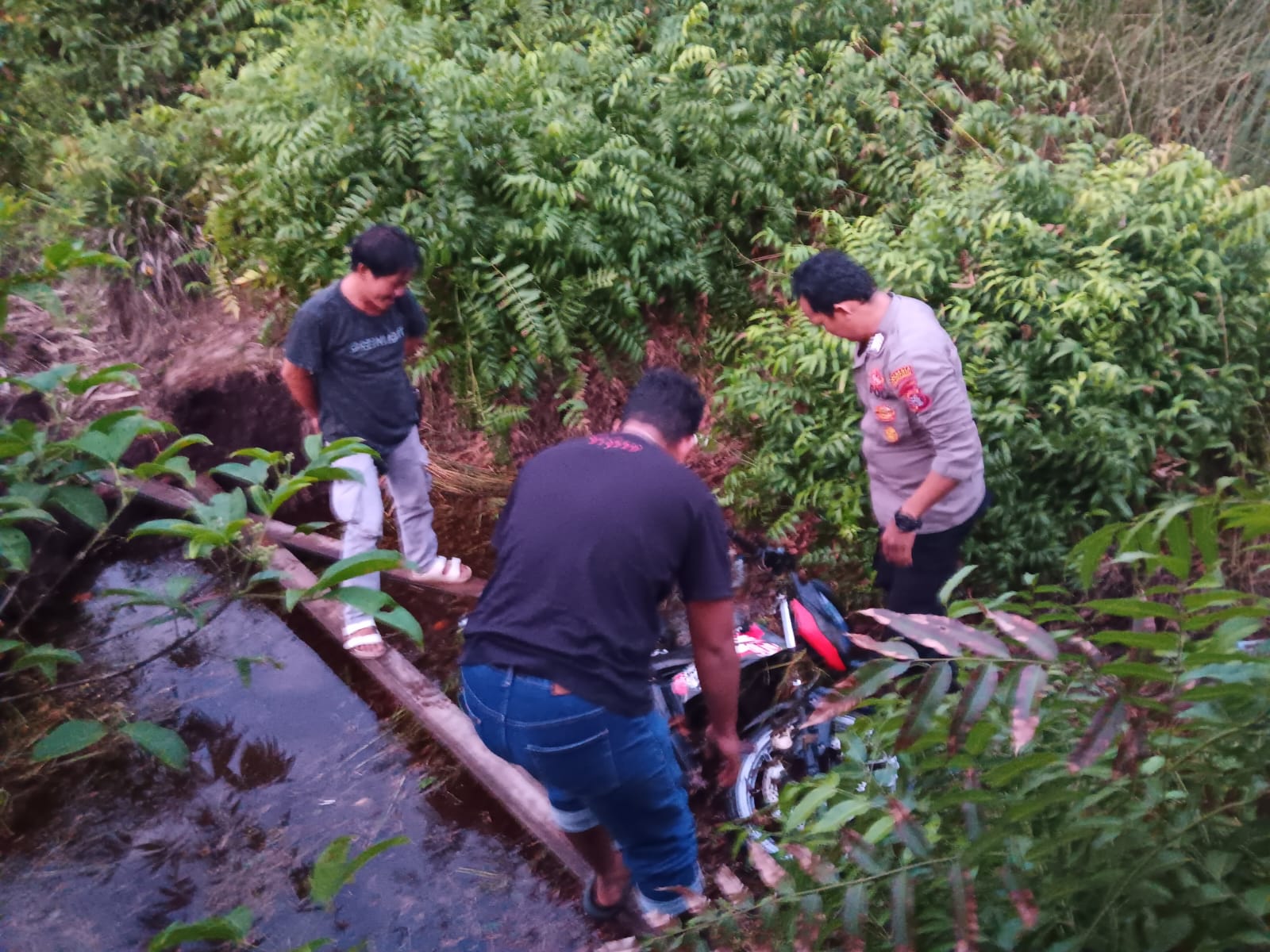 Ditemukan di Lokasi Tak Lazim, Sepeda Motor Honda Sonic Diamankan Polisi