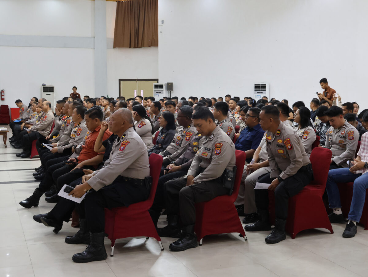 Tingkatkan Ketakwaan, Polda Kalteng Gelar Binrohtal Rutin bagi Personel