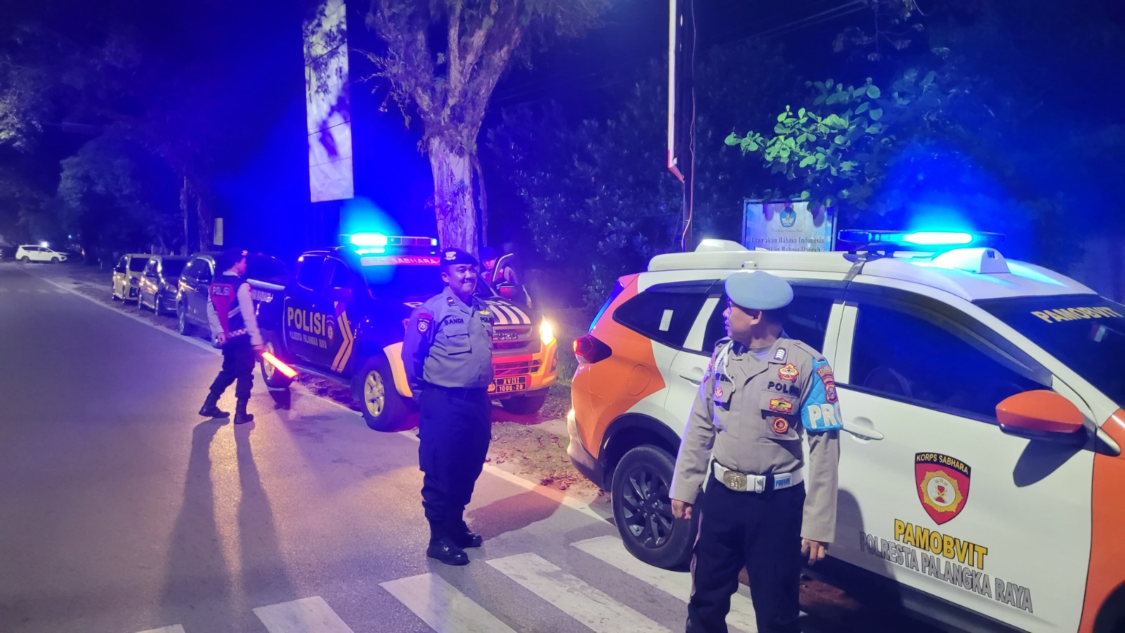 Cegah Aksi Balap Liar, Polresta Palangka Raya Giatkan Patroli Harkamtibmas