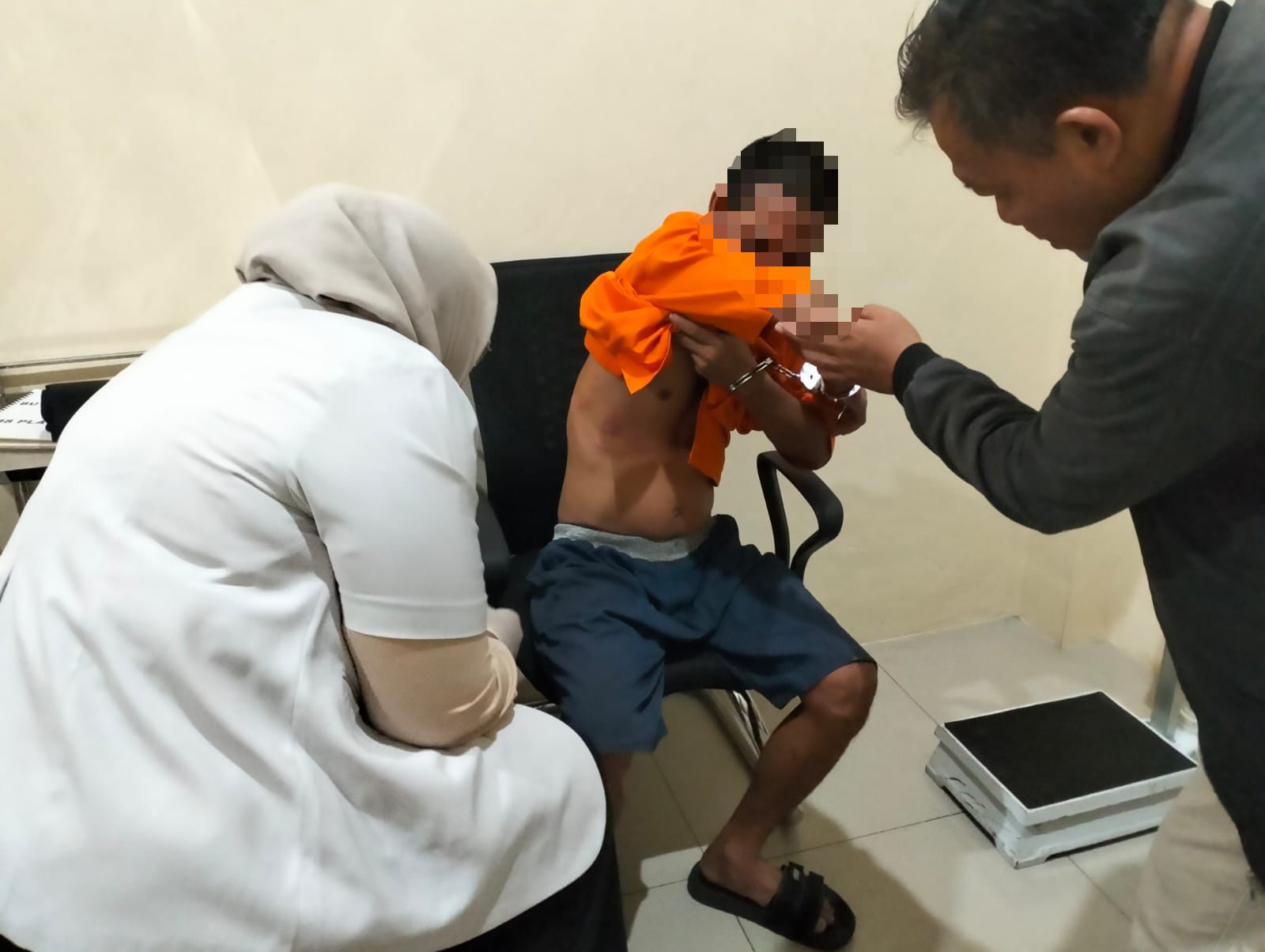 Tahanan Terindikasi Herpes, Sattahti Polresta Palangka Raya Lakukan Pemeriksaan dan Isolasi