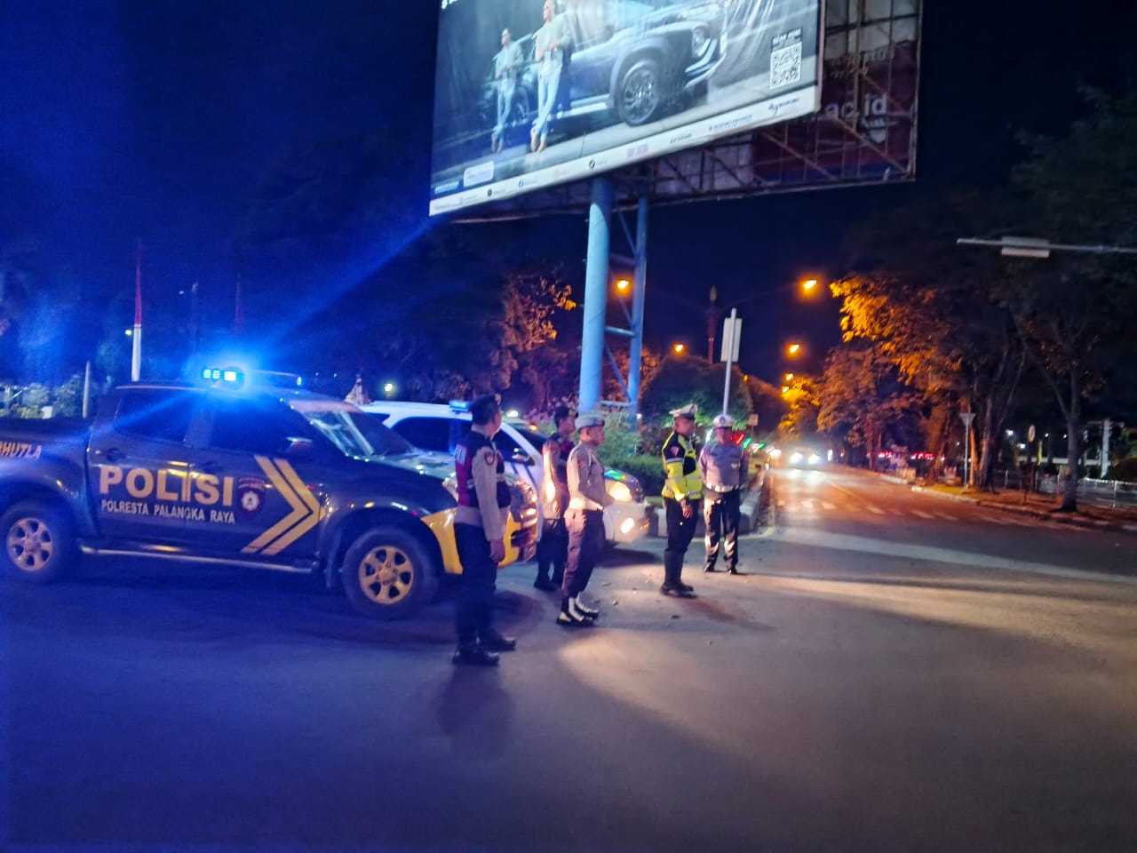 Cegah Balapan Liar, Polresta Palangka Raya Gelar Patroli Gabungan