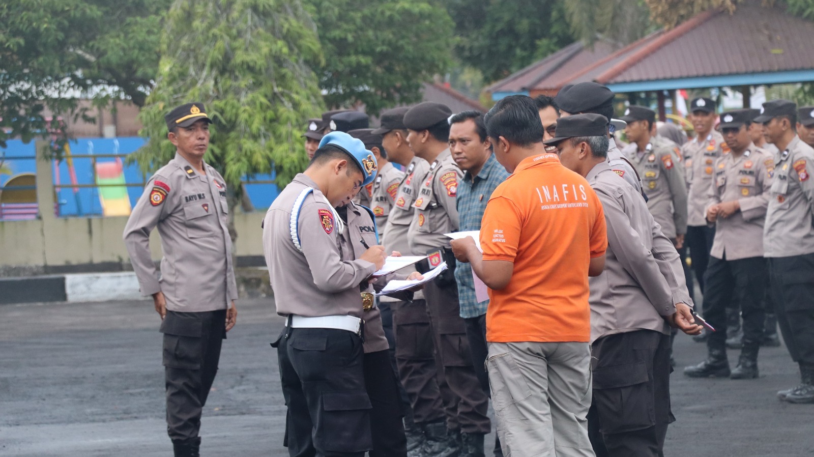 Tegakkan Kedisiplinan, Seksi Propam Periksa Absensi Personel Polresta Palangka Raya