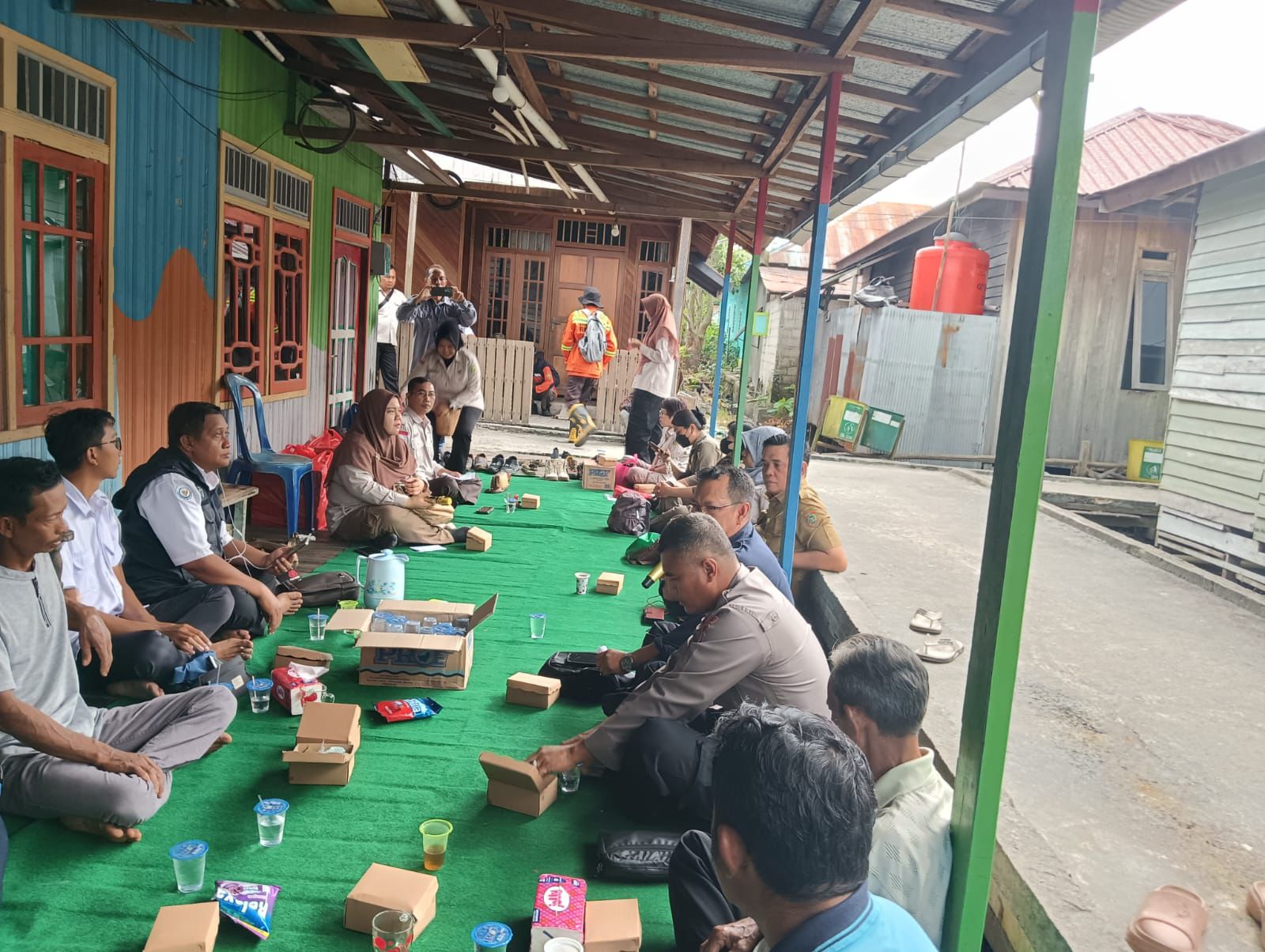 Kapolsek Sabangau Hadiri Rakor Pembinaan dan Pengawasan Penangkapan Ikan di Sungai, Danau, dan Rawa