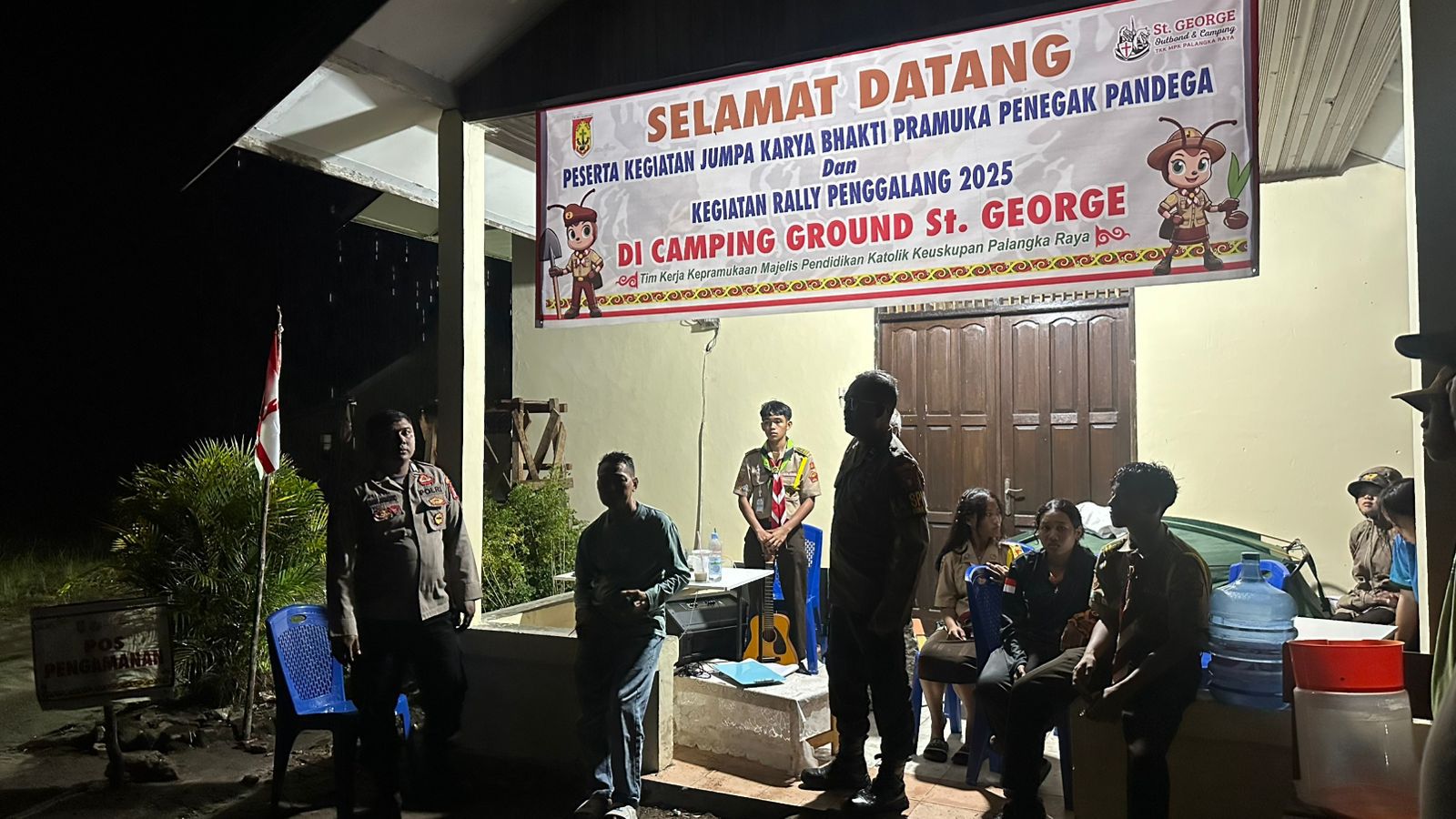 Polsek Bukit Batu Sambangi Camping Ground St. George dalam Patroli Kamtibmas